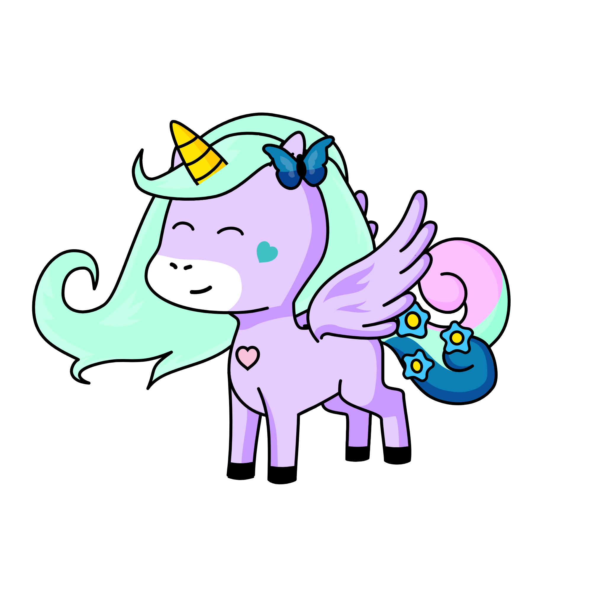 crystal, the unicorn