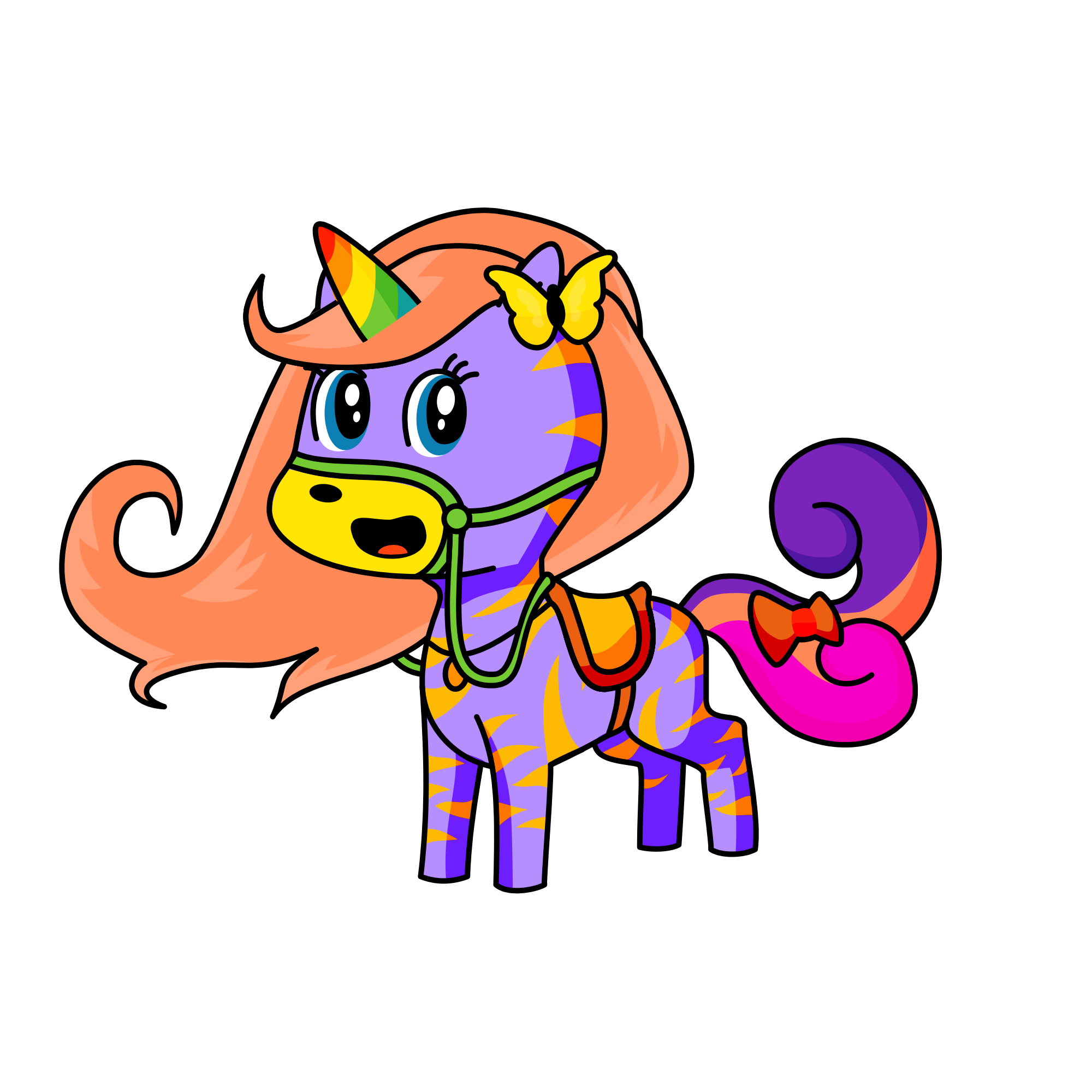 Tutu, the unicorn