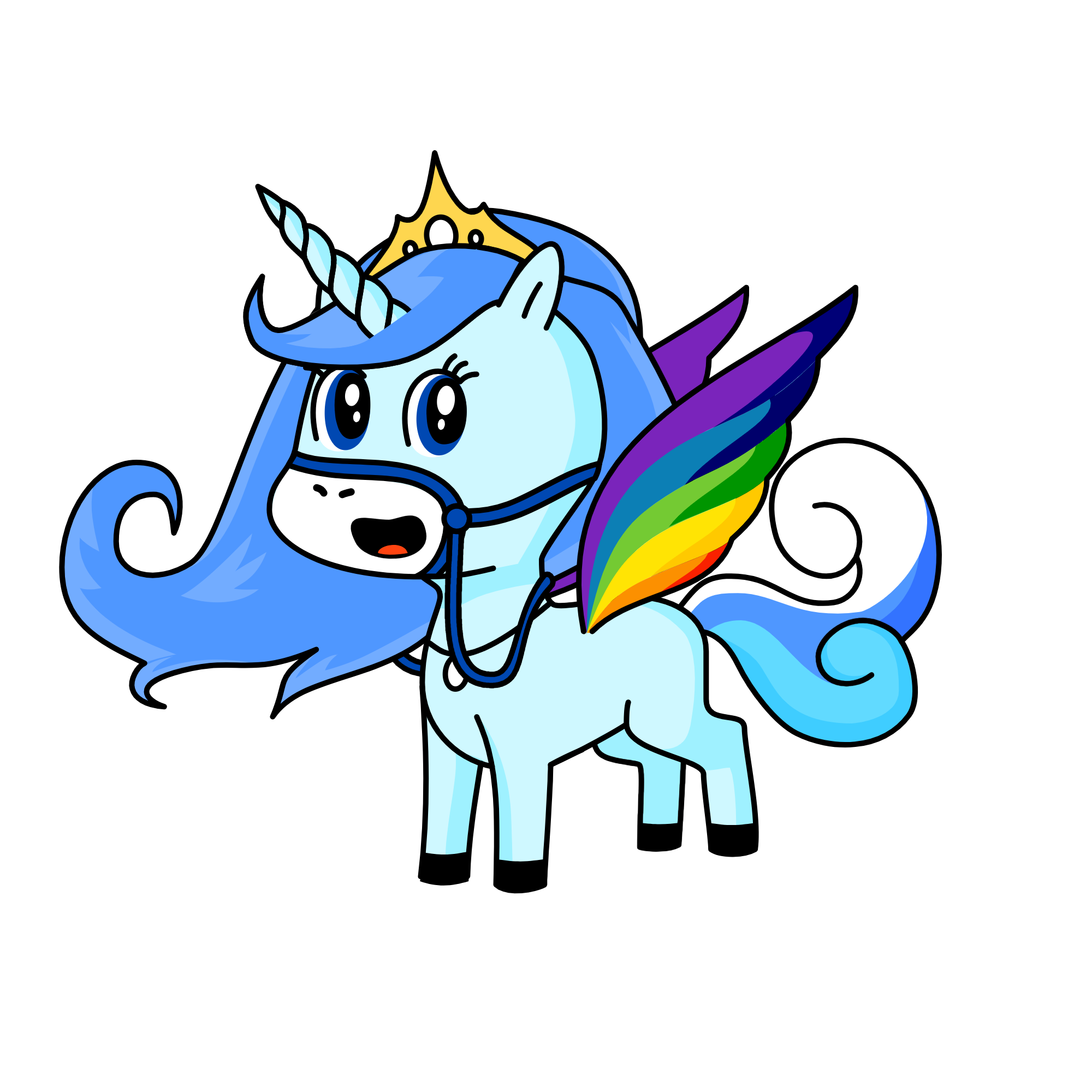 Aqua, the unicorn