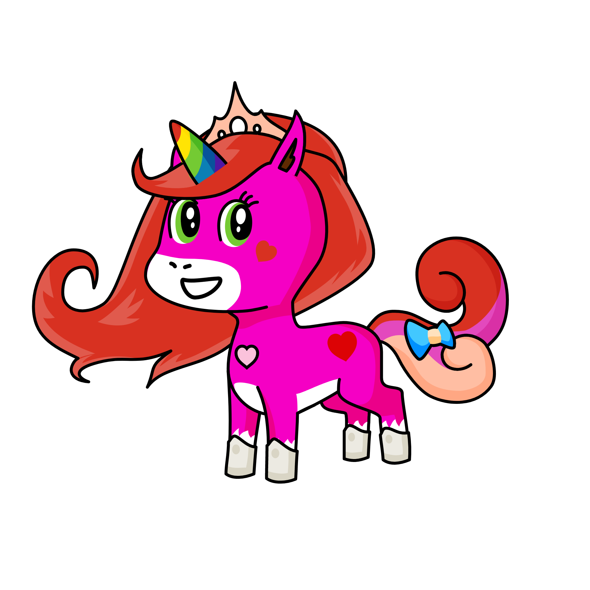 unicornio feliz, the unicorn