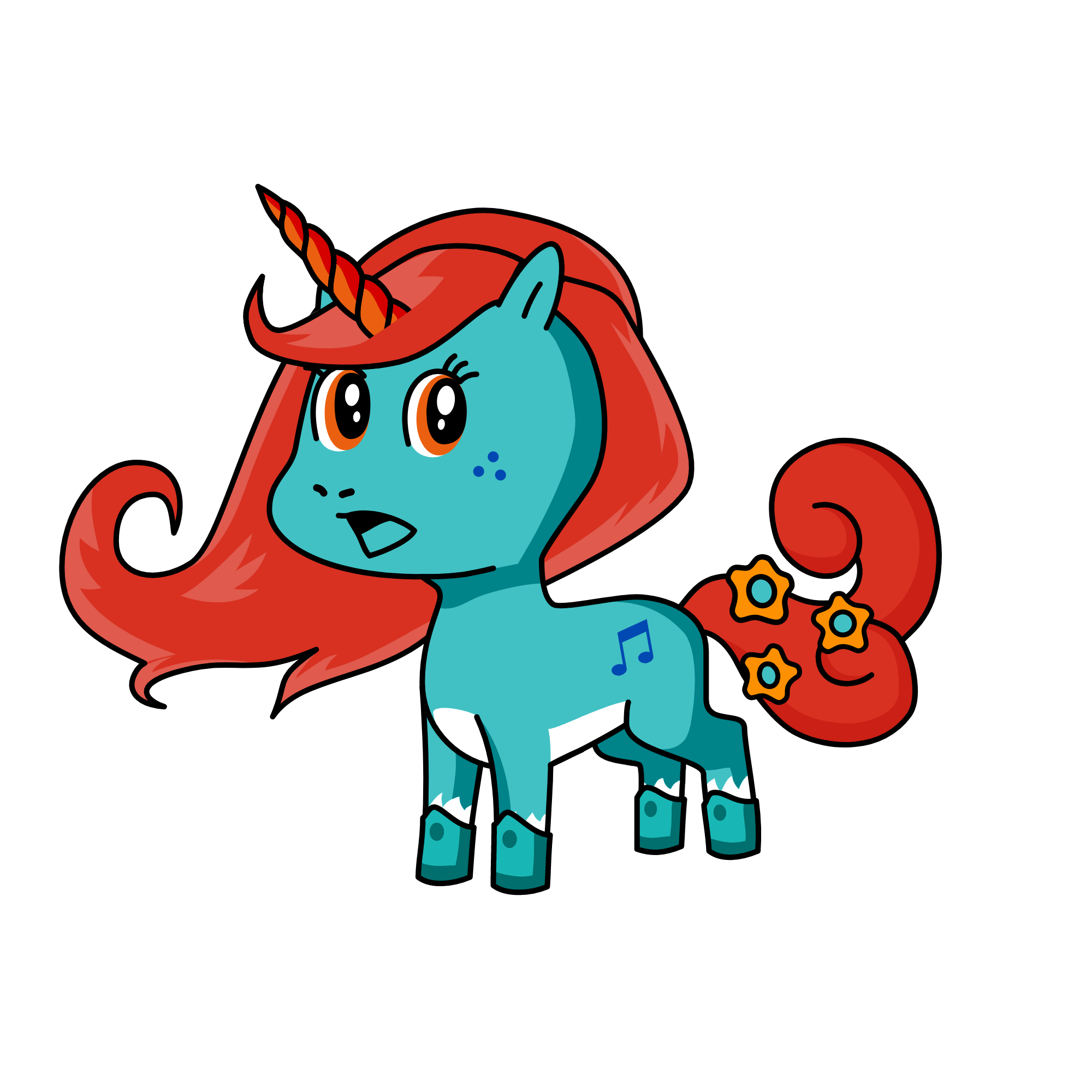 FLEVIA, the unicorn