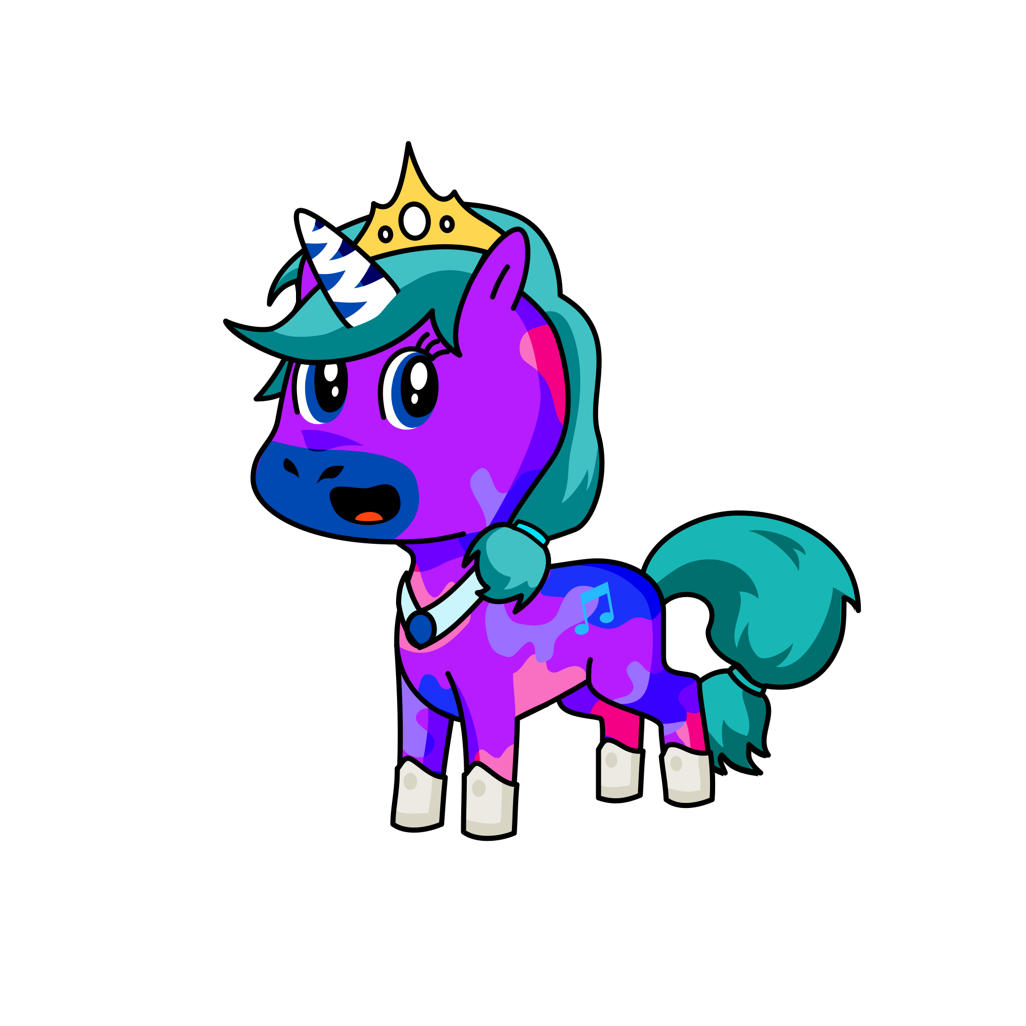 Midnight, the unicorn
