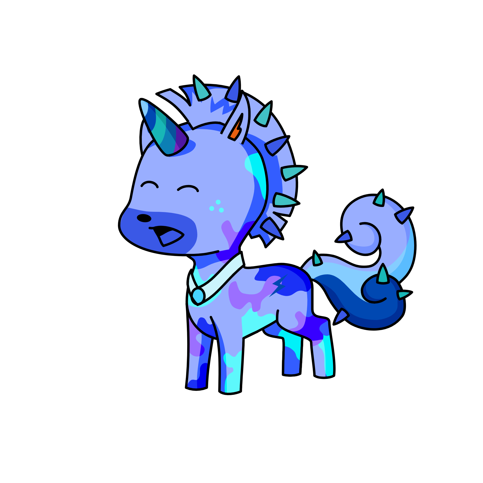 Snow I see, the unicorn