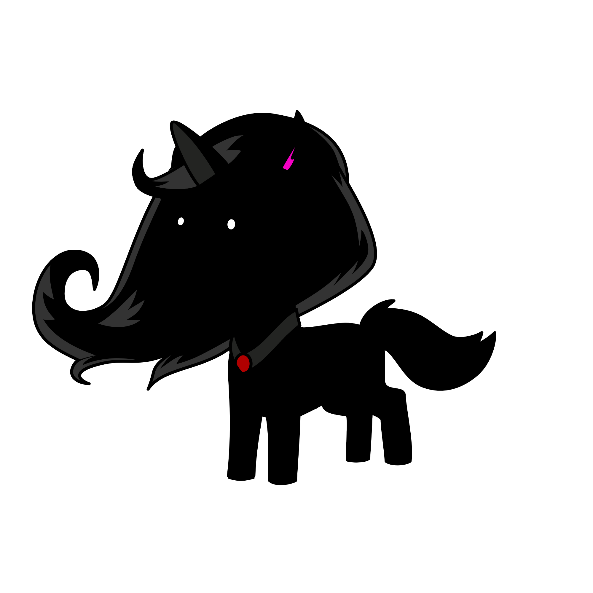 darky, the unicorn