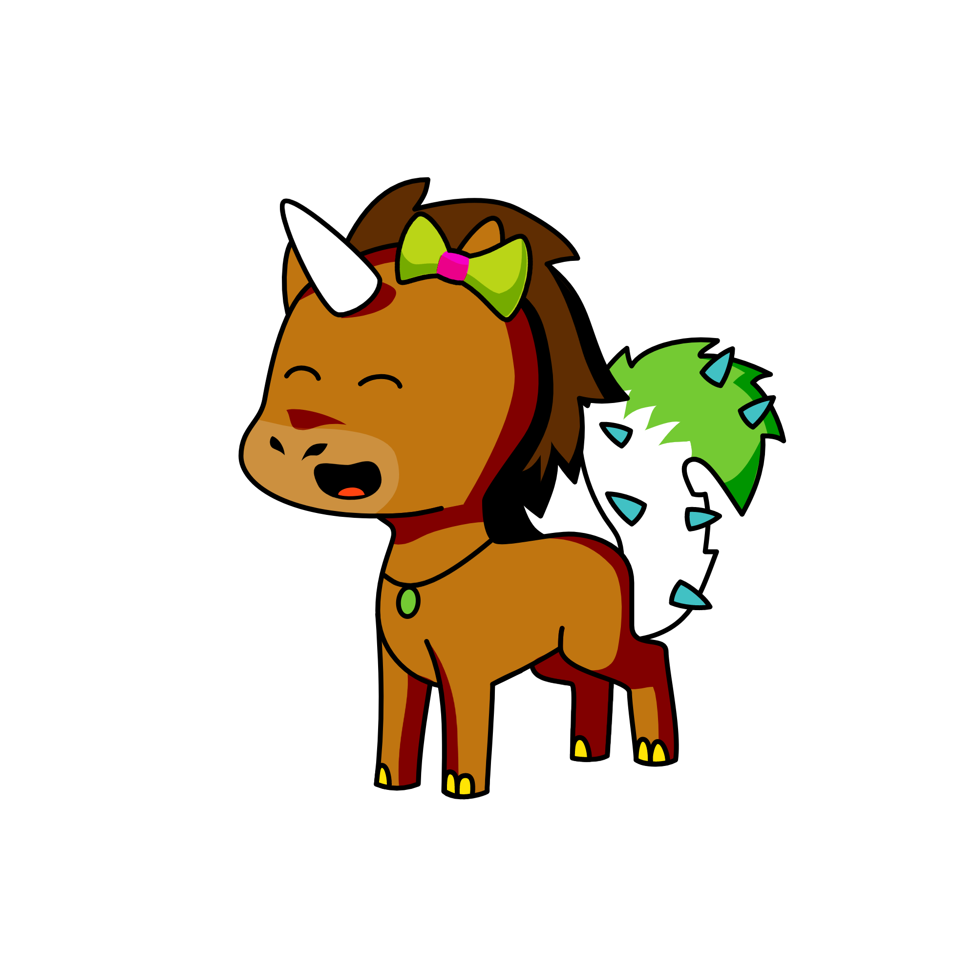 h, the unicorn