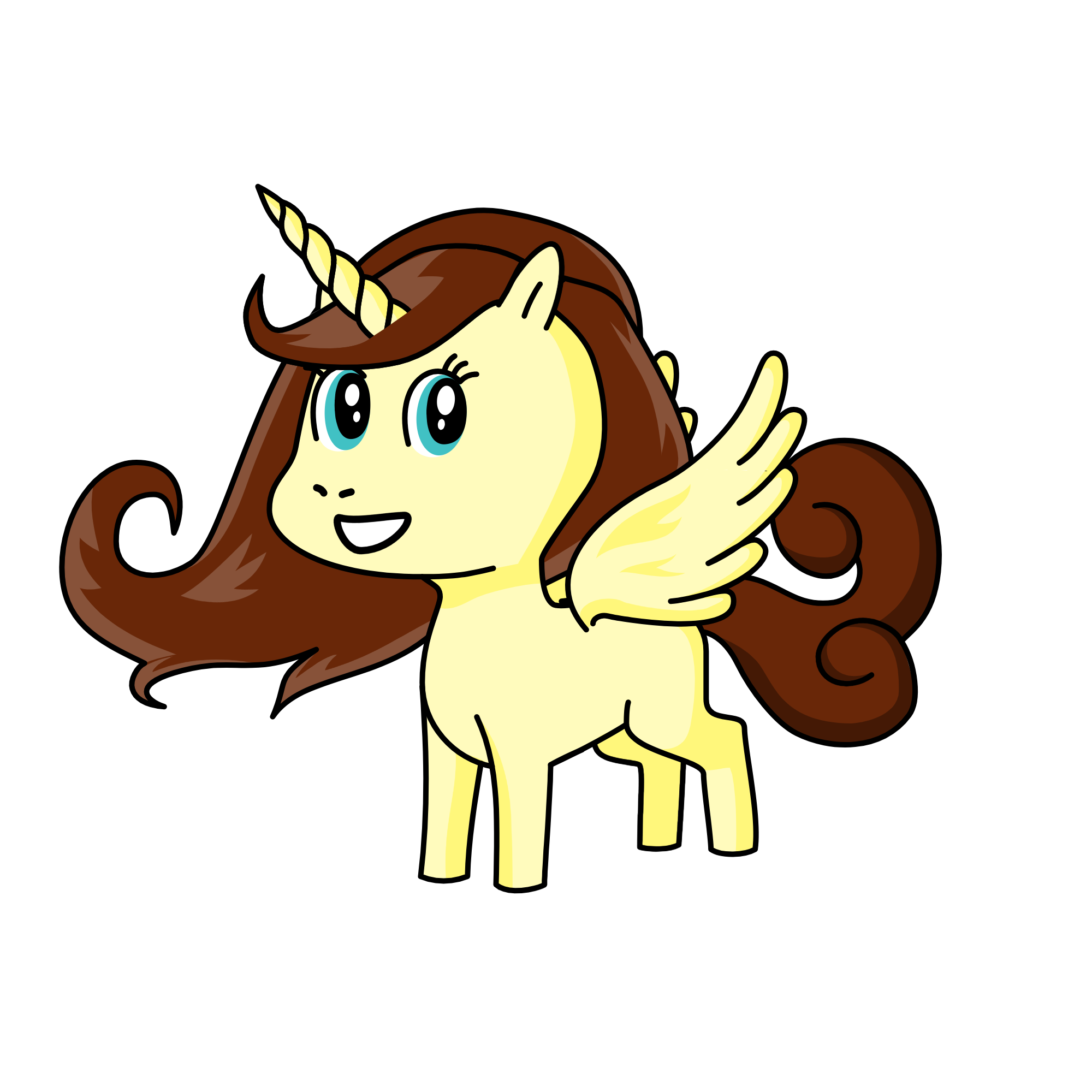 Krystal. (my mother), the unicorn