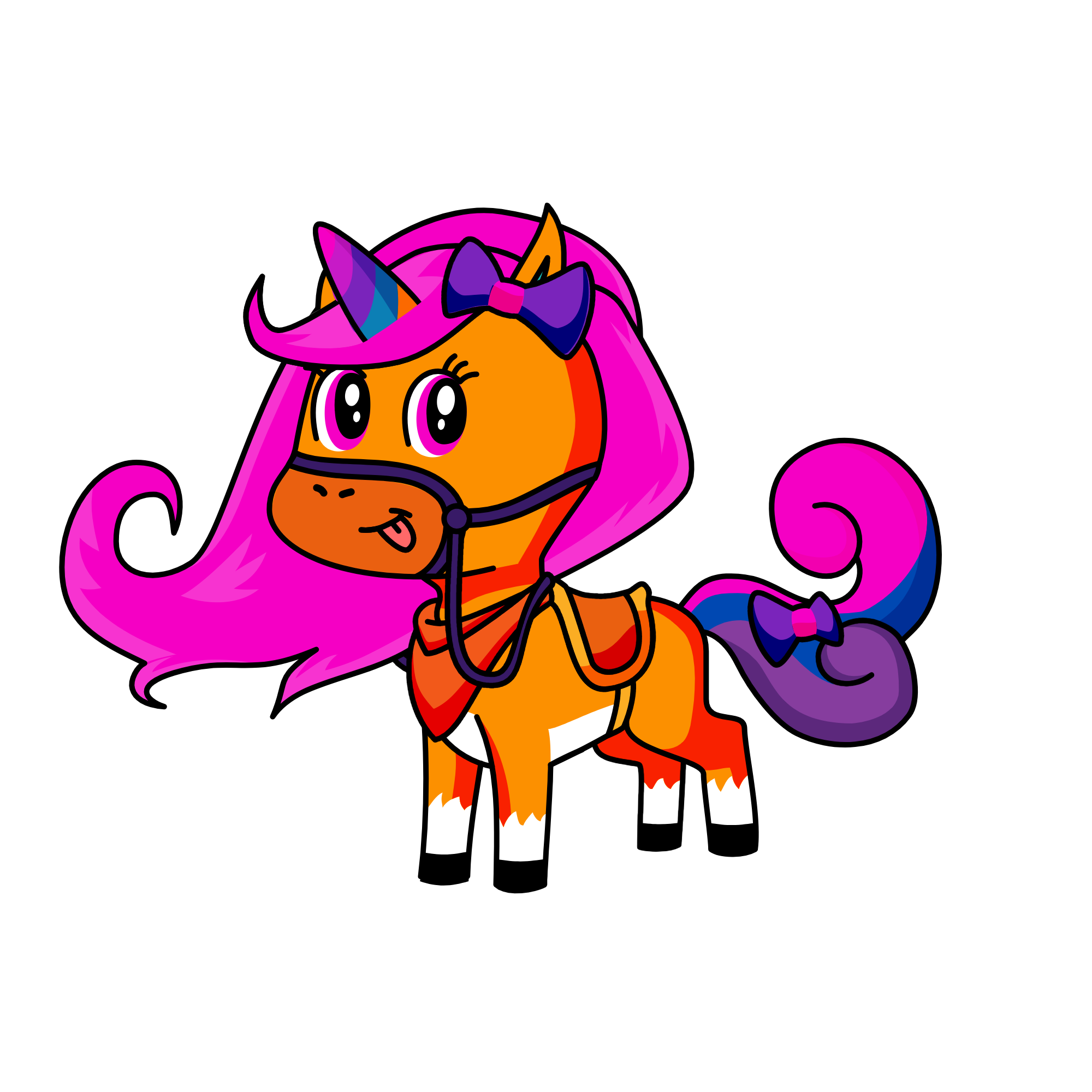 Sparkles, the unicorn