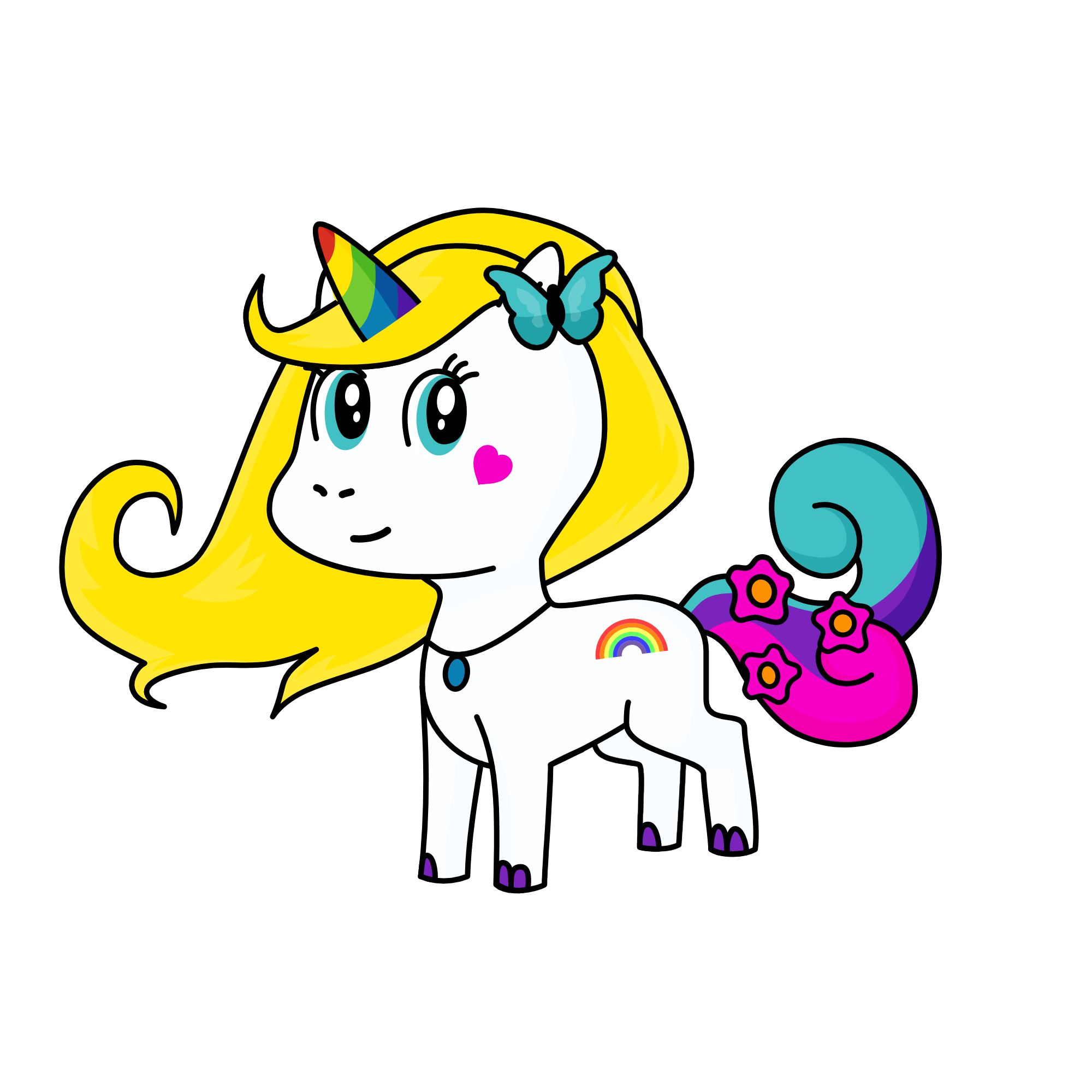Sunshine, the unicorn