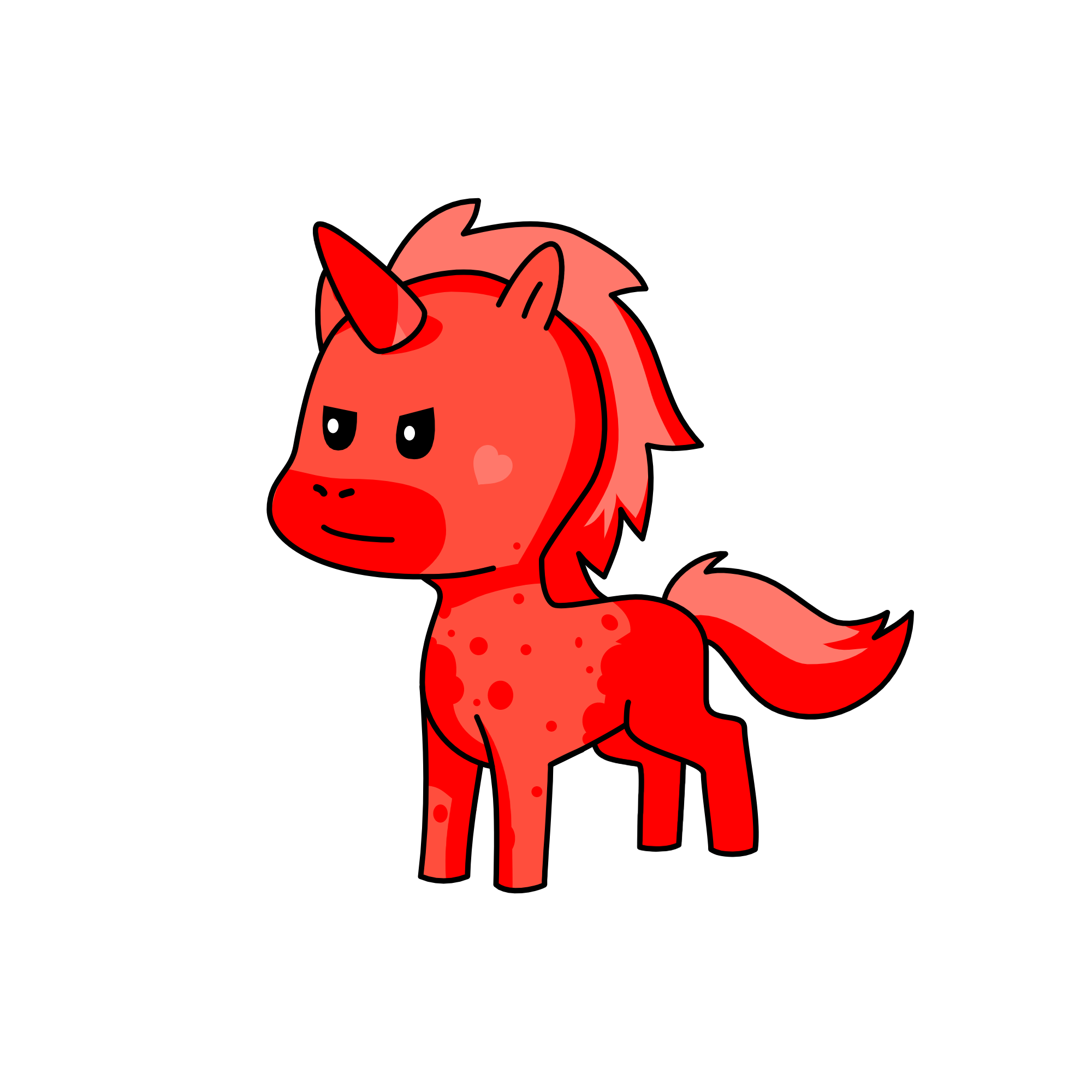 Blood drawing, the unicorn
