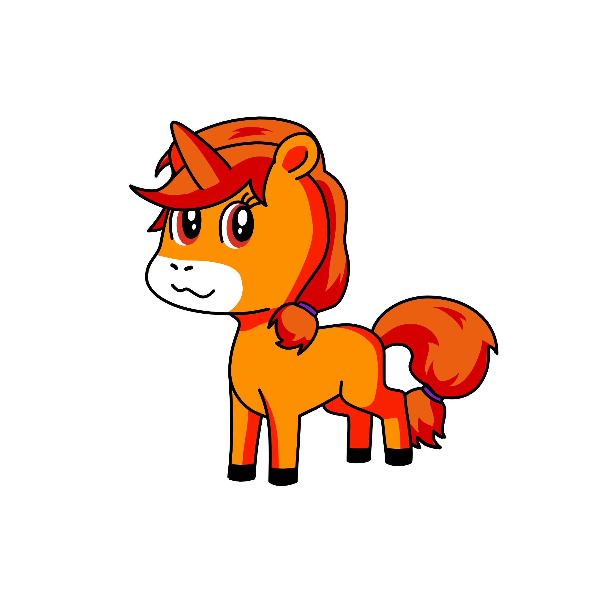 The unicorn fox, the unicorn