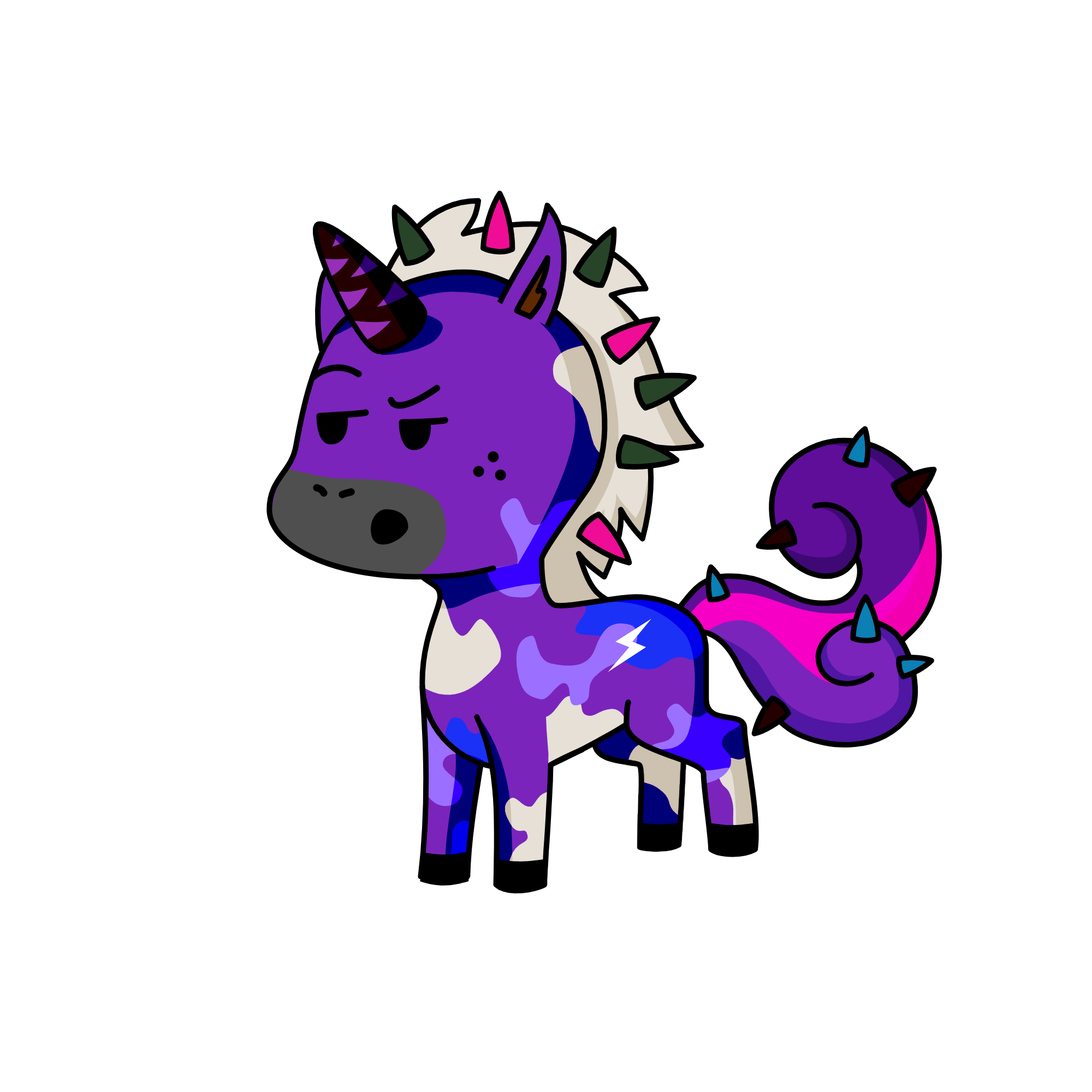 darky, the unicorn