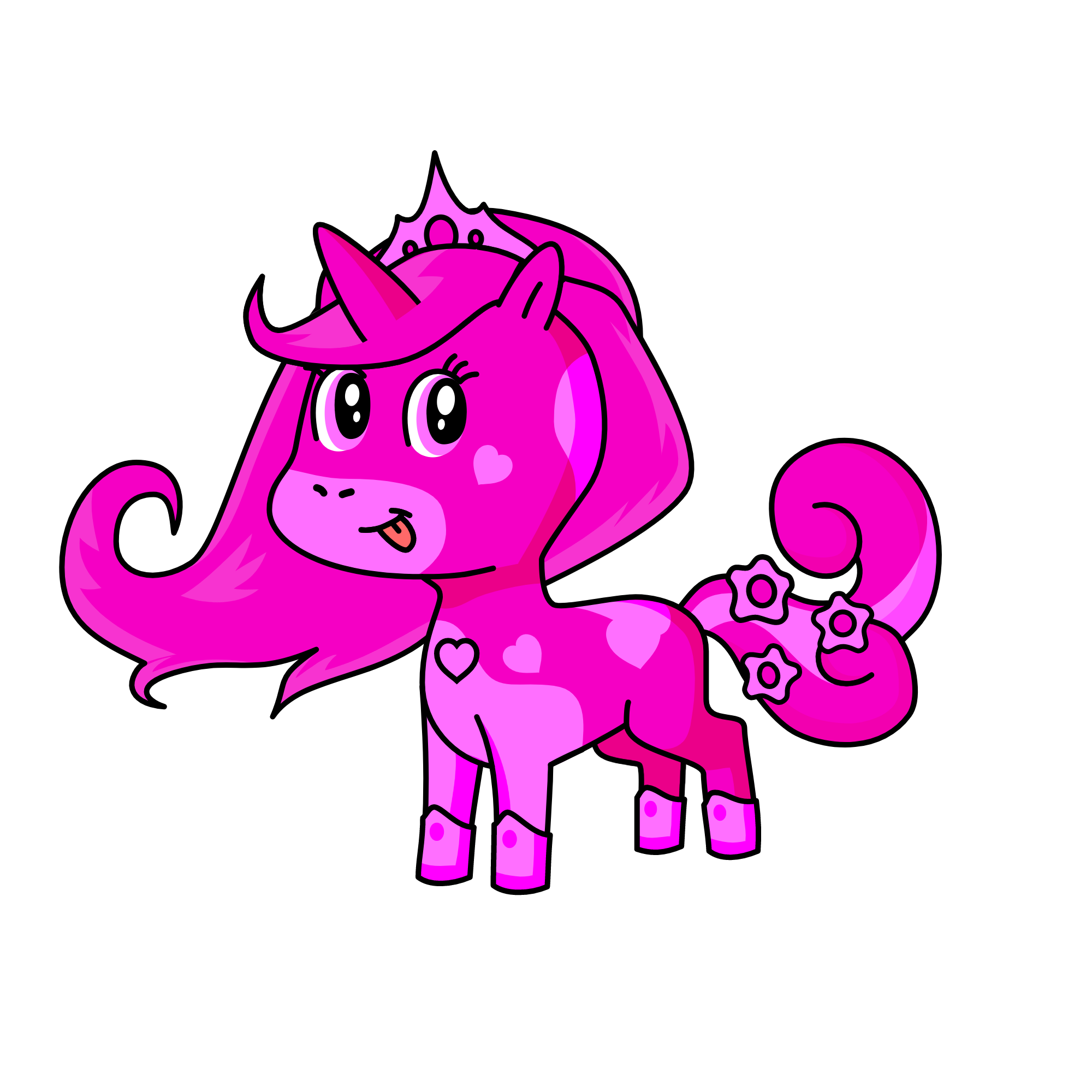 Pinky, the unicorn