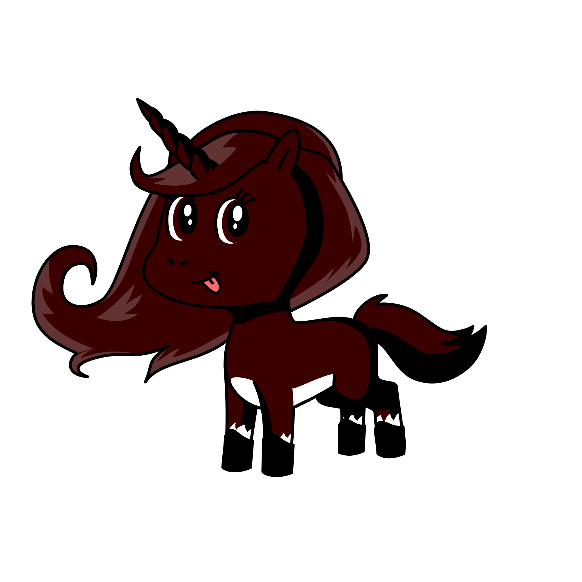  chocolate bear, the unicorn