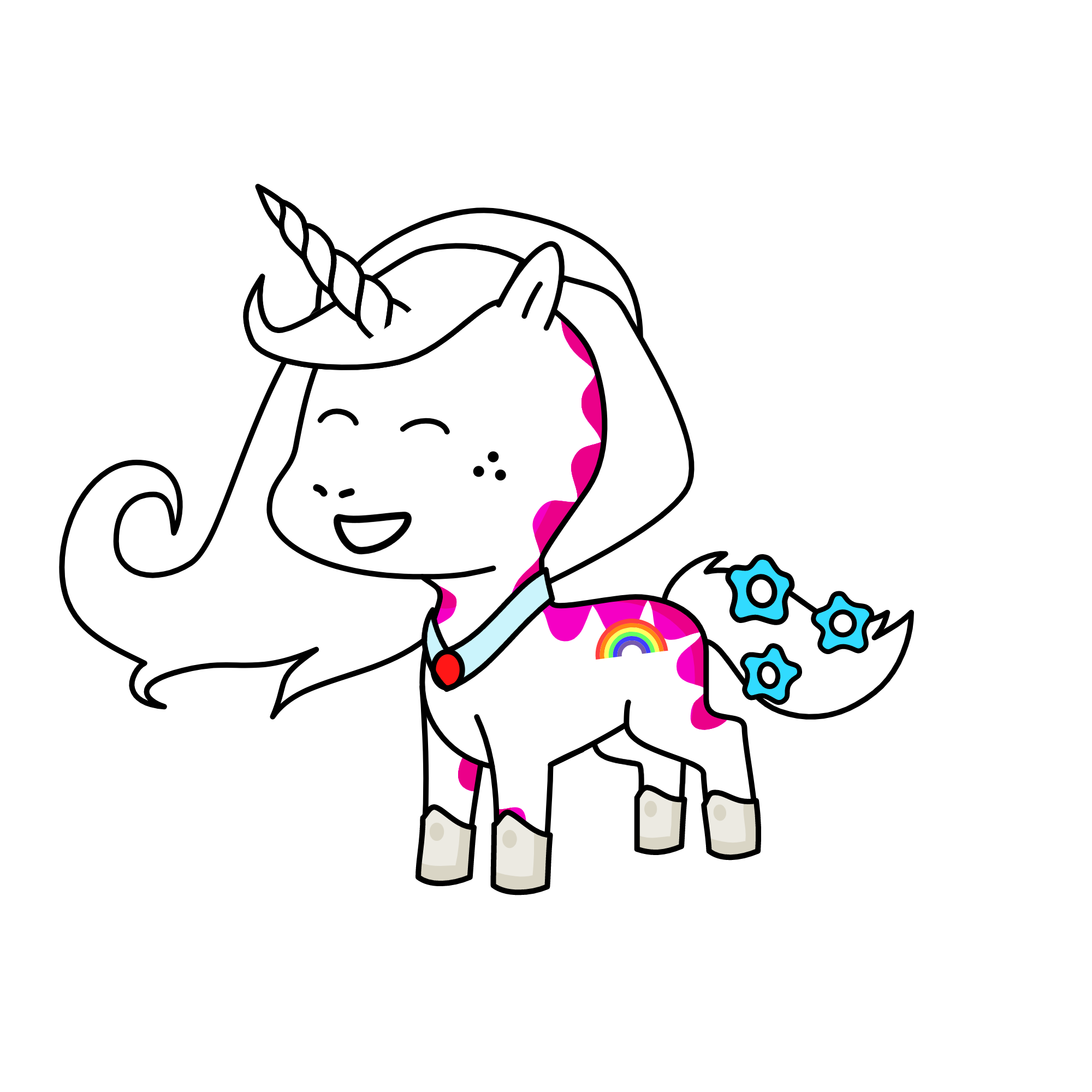 e, the unicorn