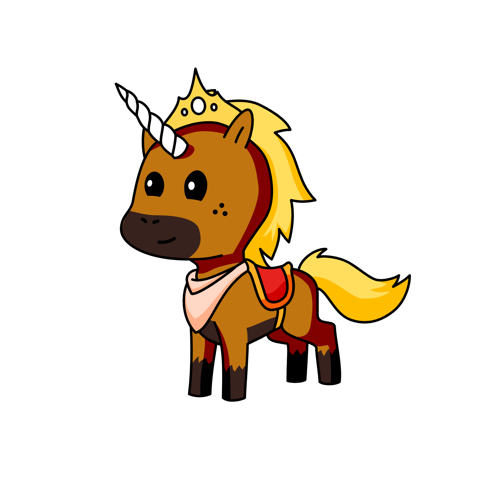 Anadil, the unicorn