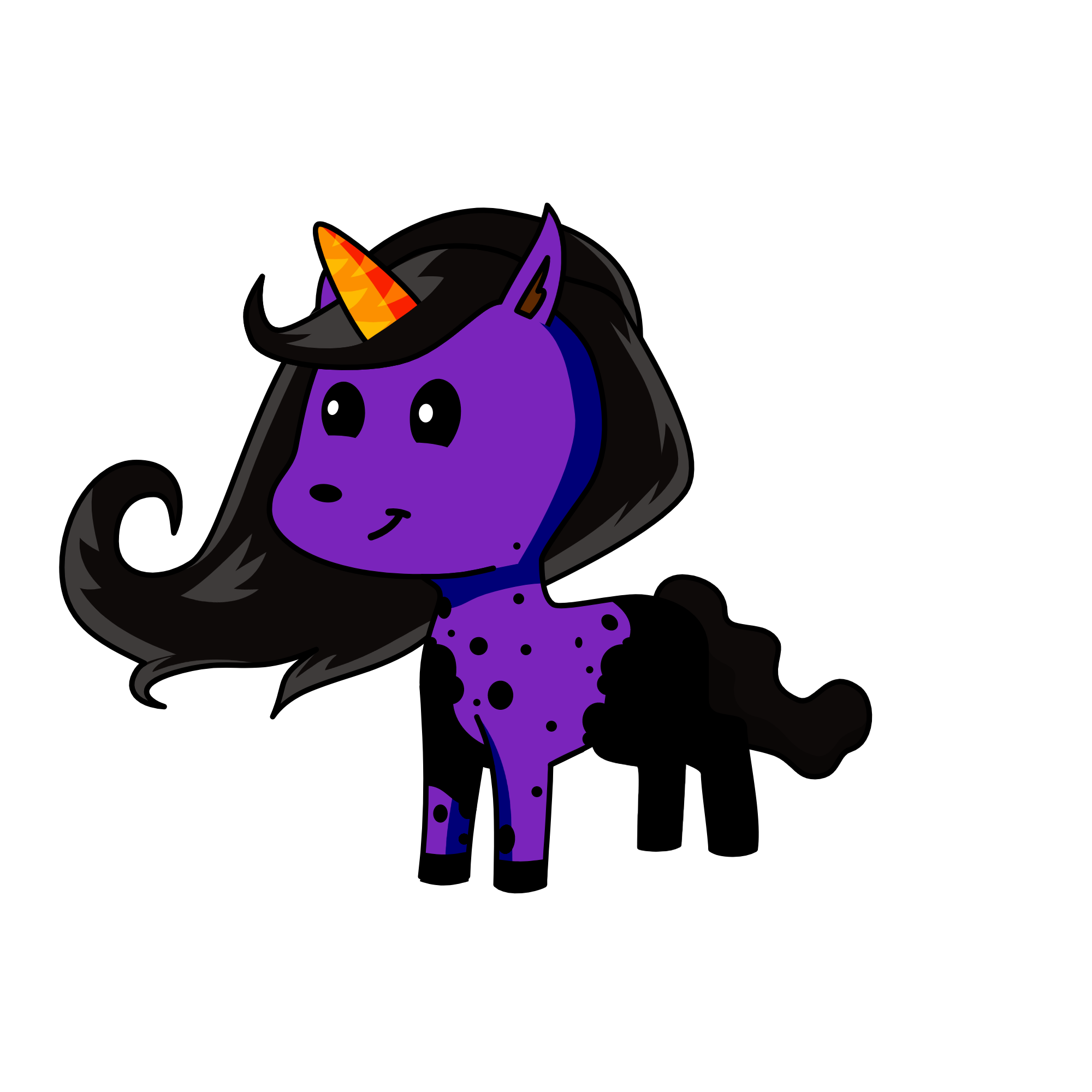 panda, the unicorn