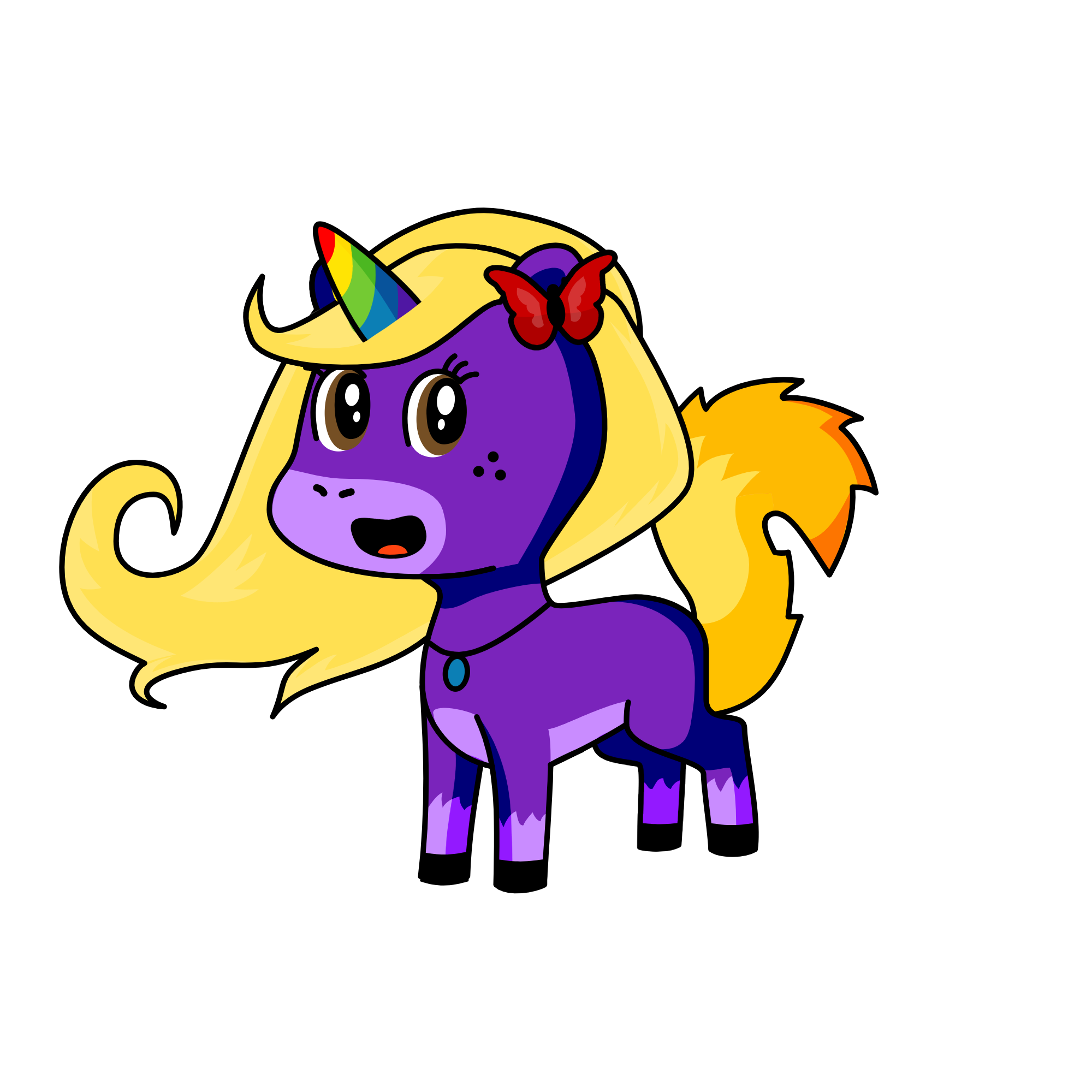 Haley , the unicorn