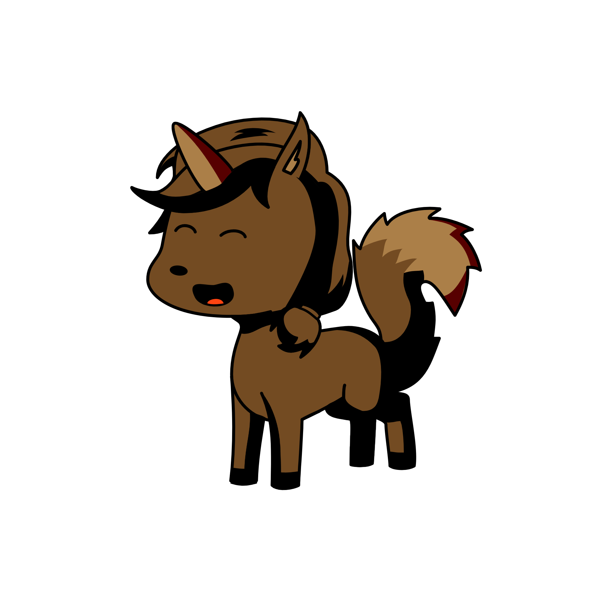 Squirrel, the unicorn