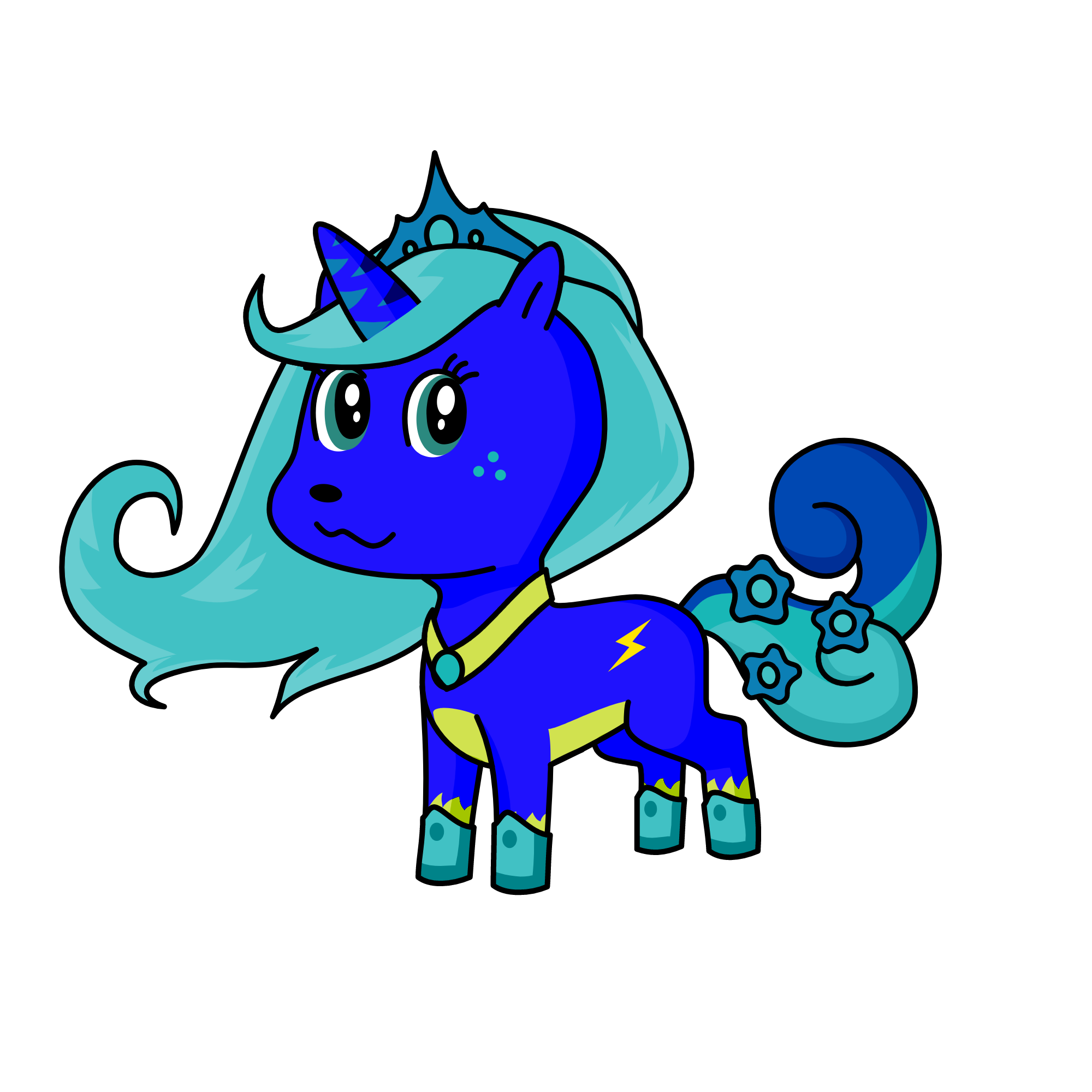 sonic girl 1024, the unicorn