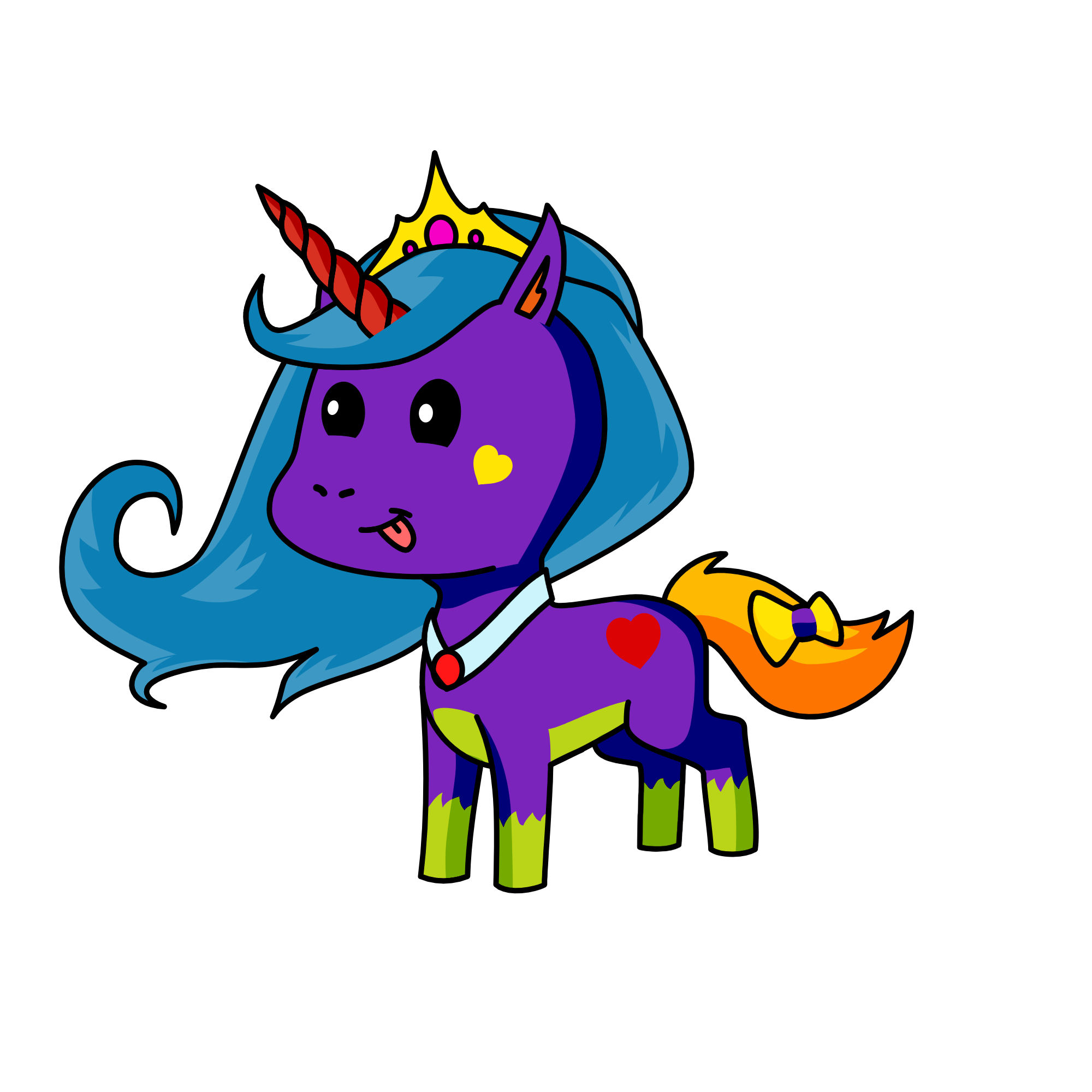 Princess Icy, the unicorn