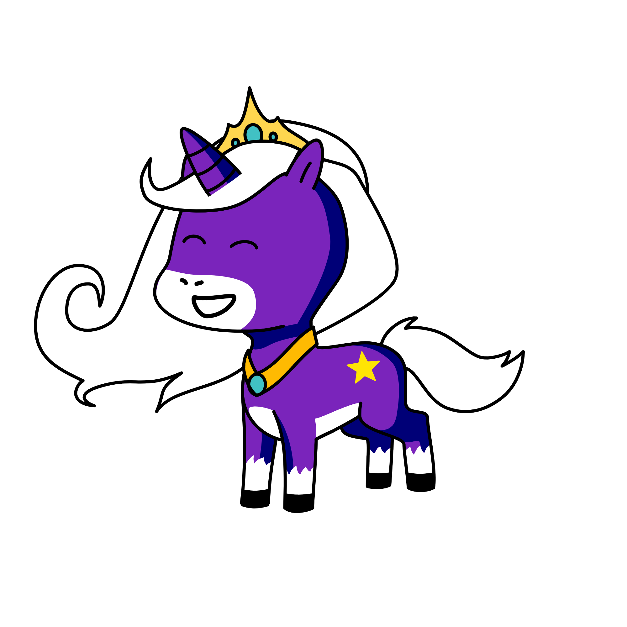 Princess Diana, the unicorn