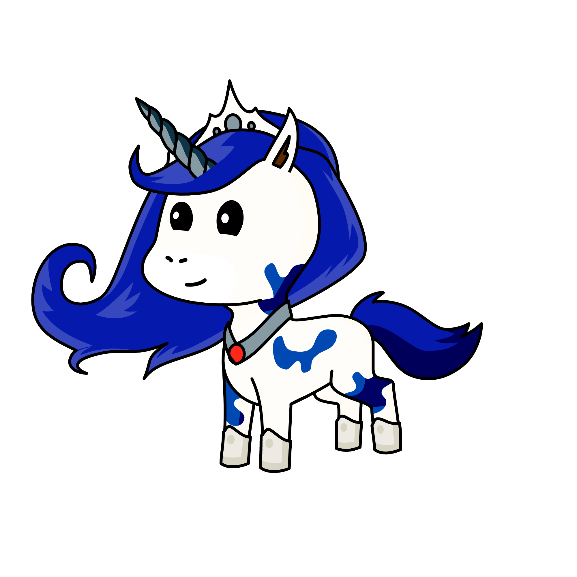 Queen icicle , the unicorn