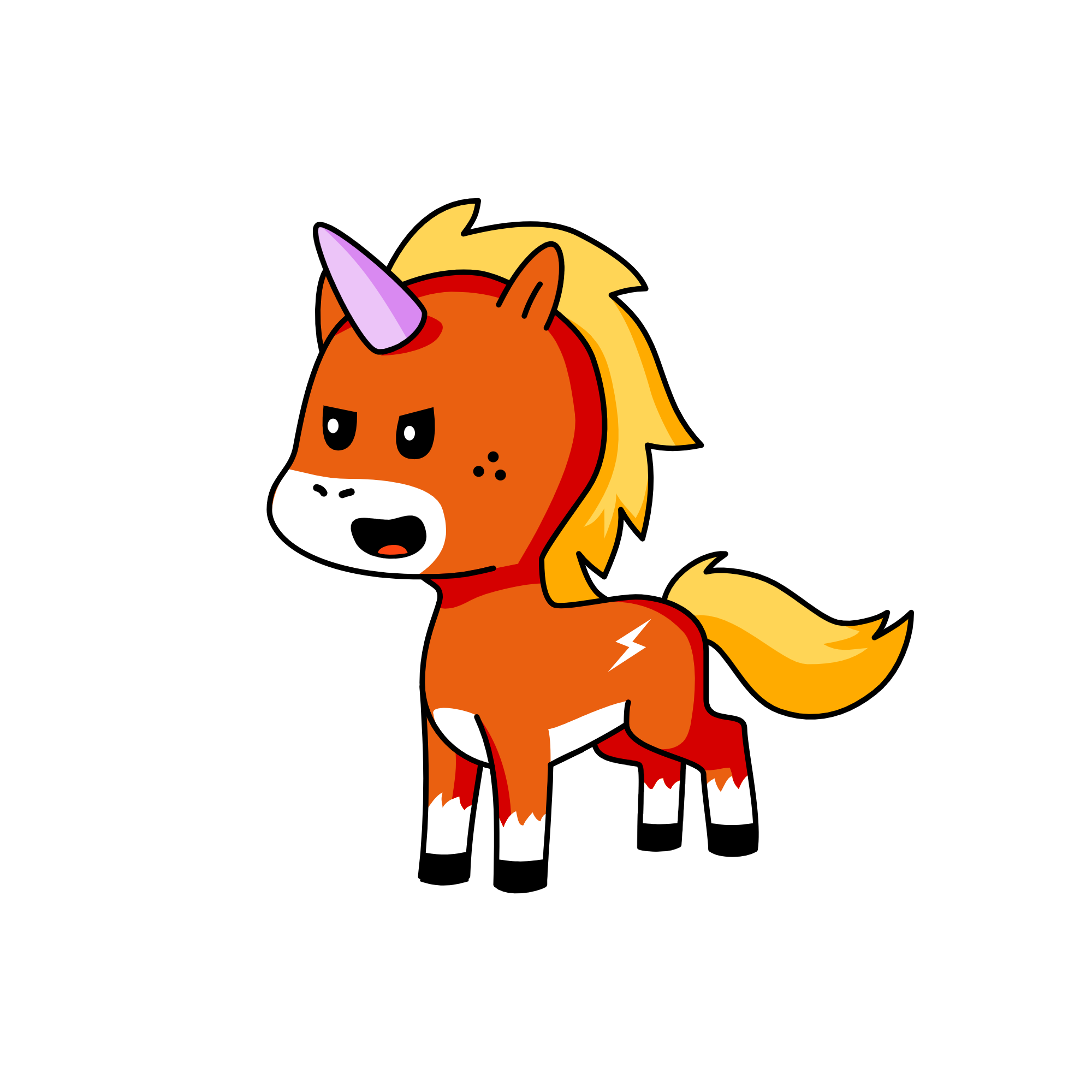cool dude, the unicorn