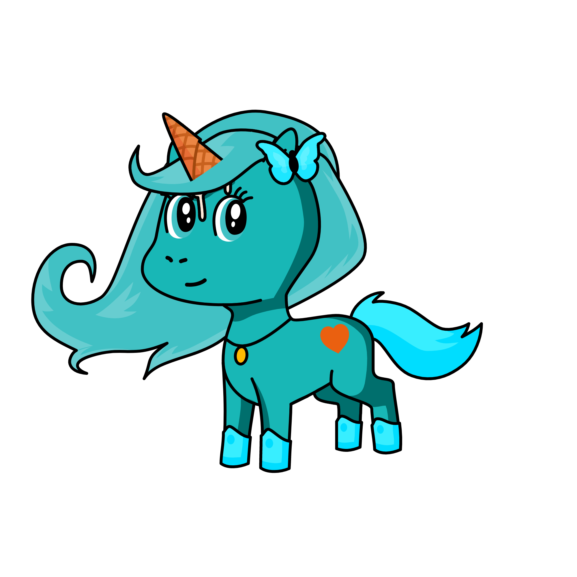 Winter, the unicorn