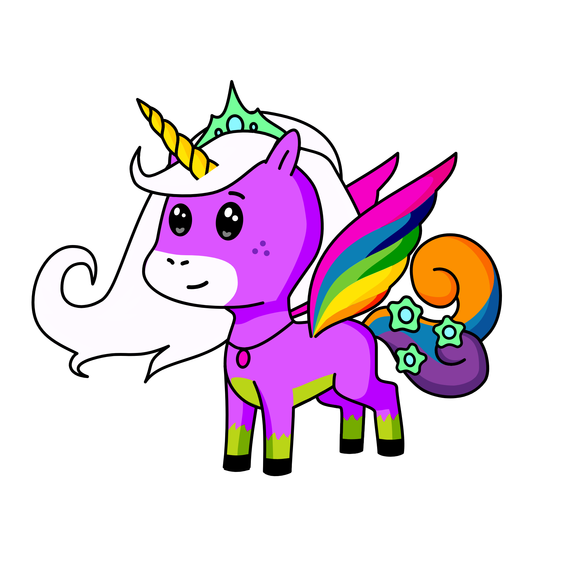 Queen frost, the unicorn