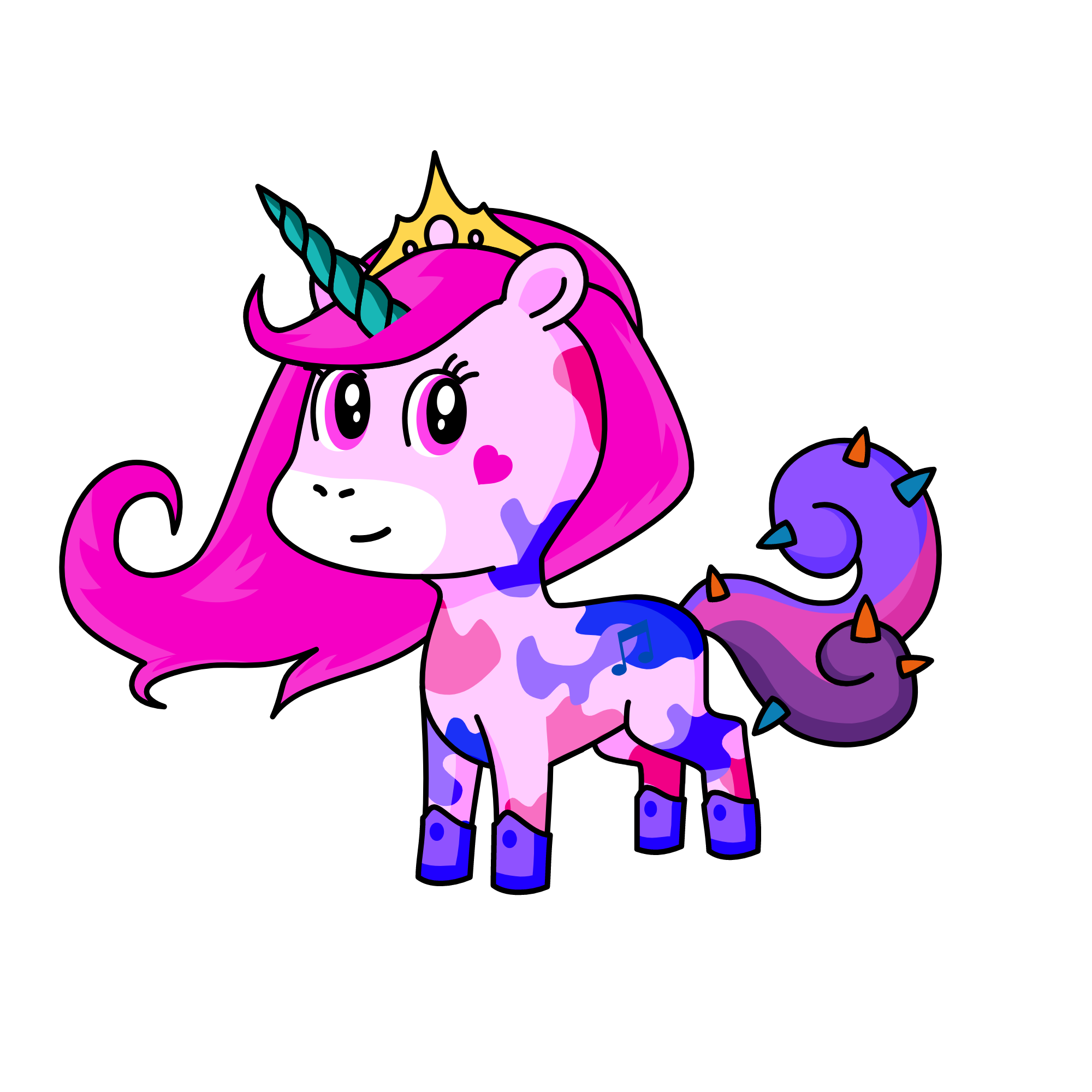 queen col, the unicorn