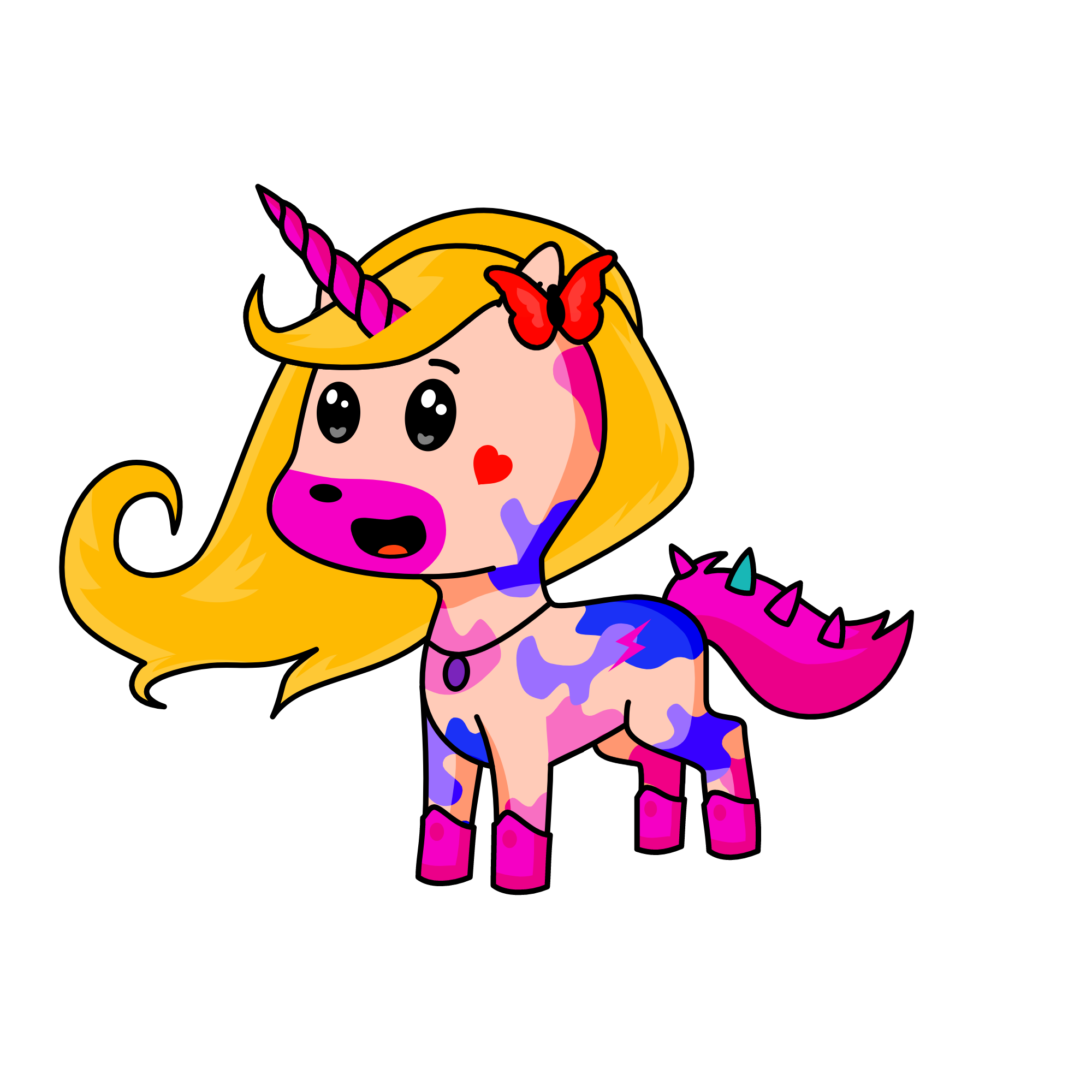 Quennie, the unicorn