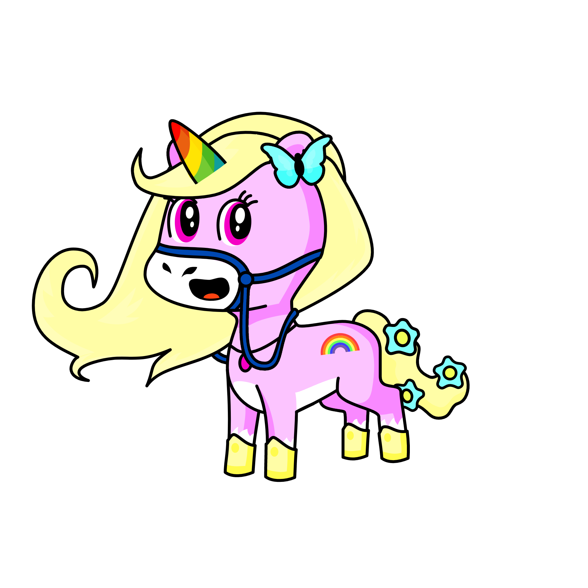 butterfly🦋, the unicorn