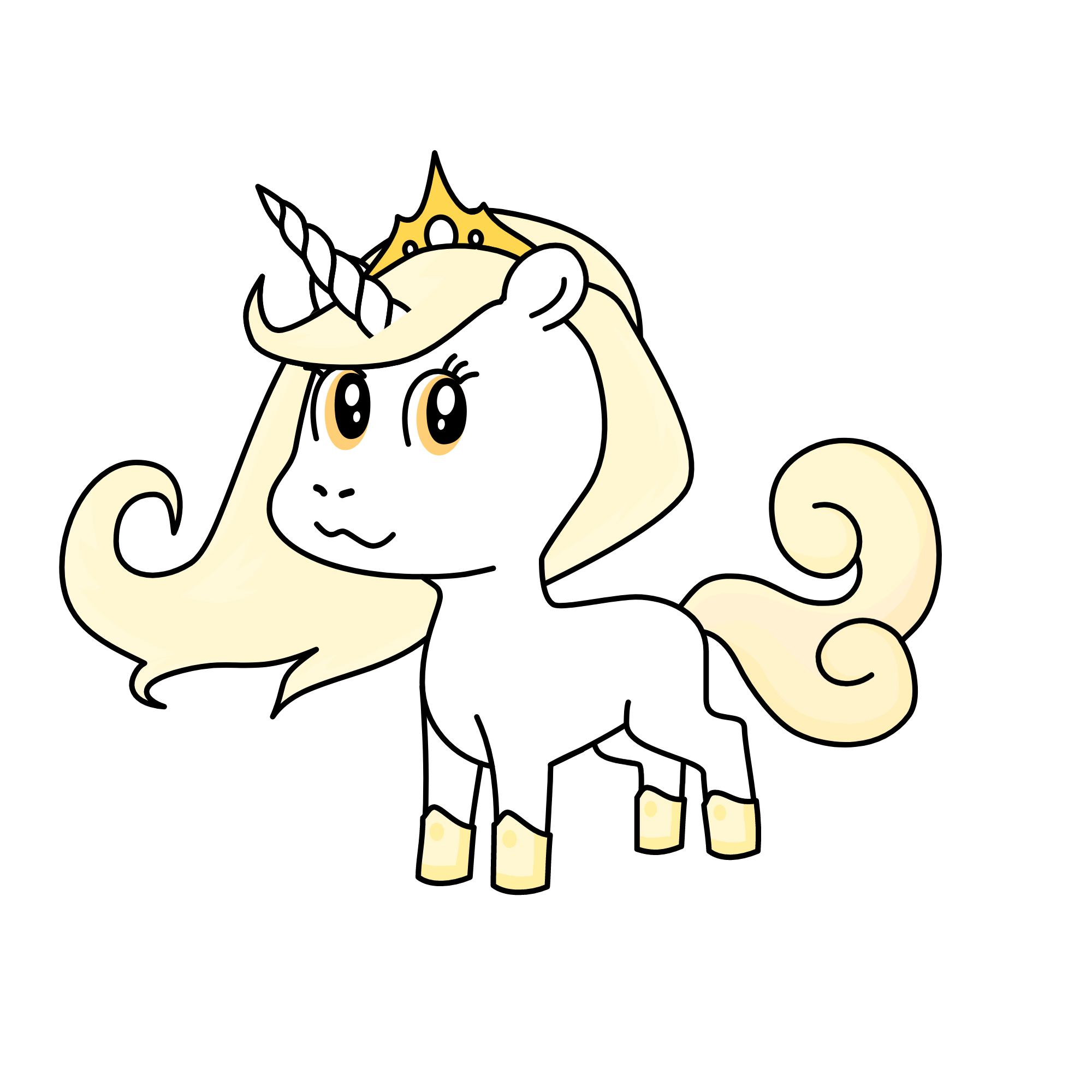 Crystal, the unicorn