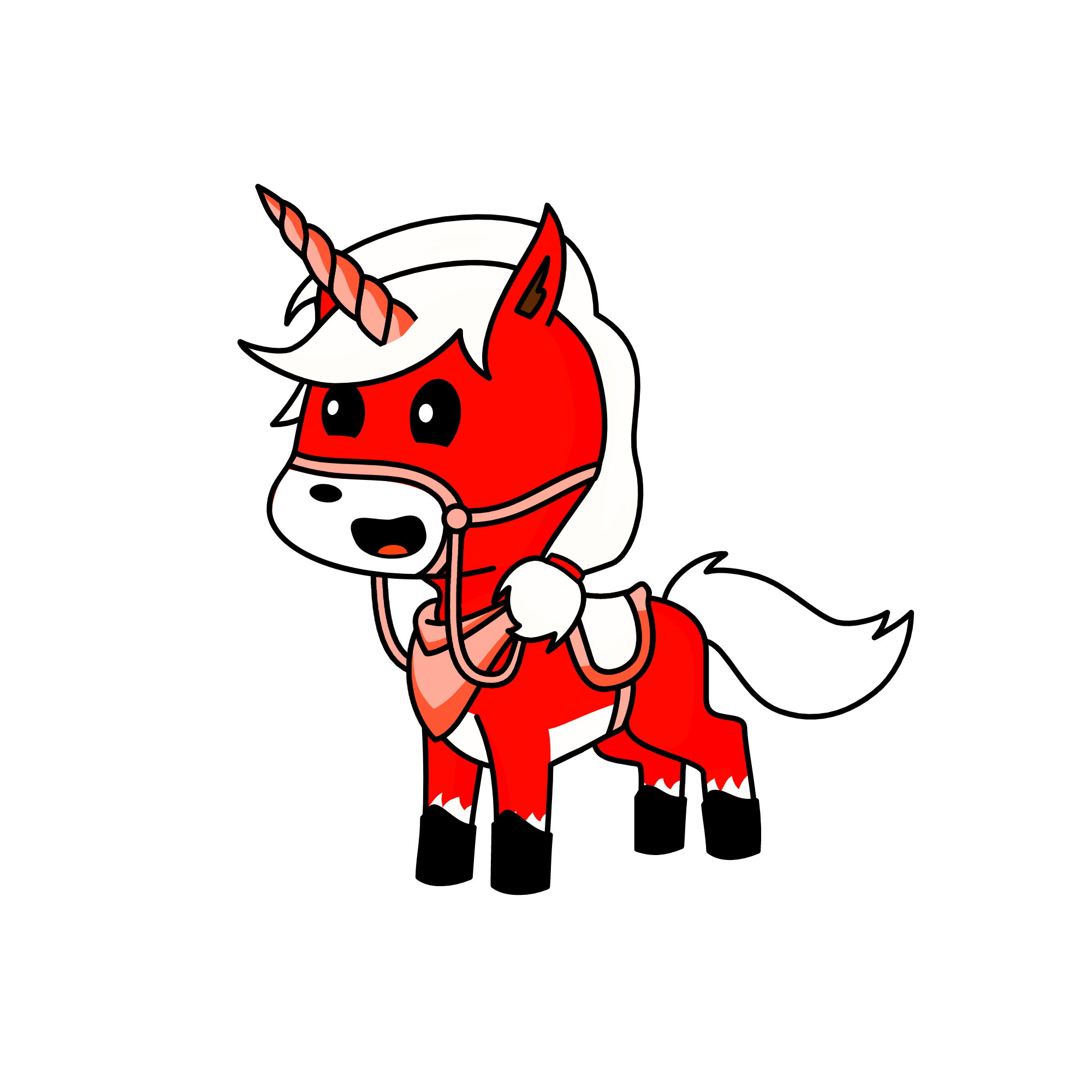 Santacorn, the unicorn