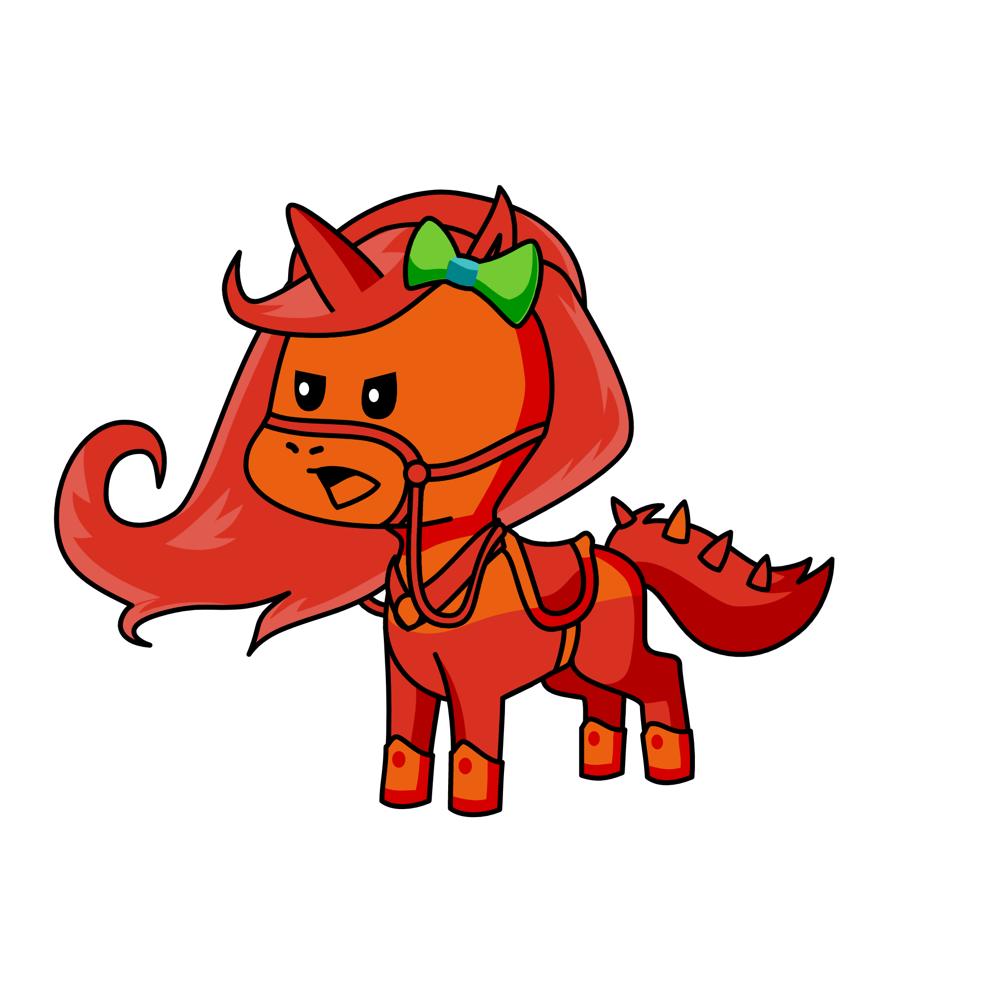 Red Thunder, the unicorn