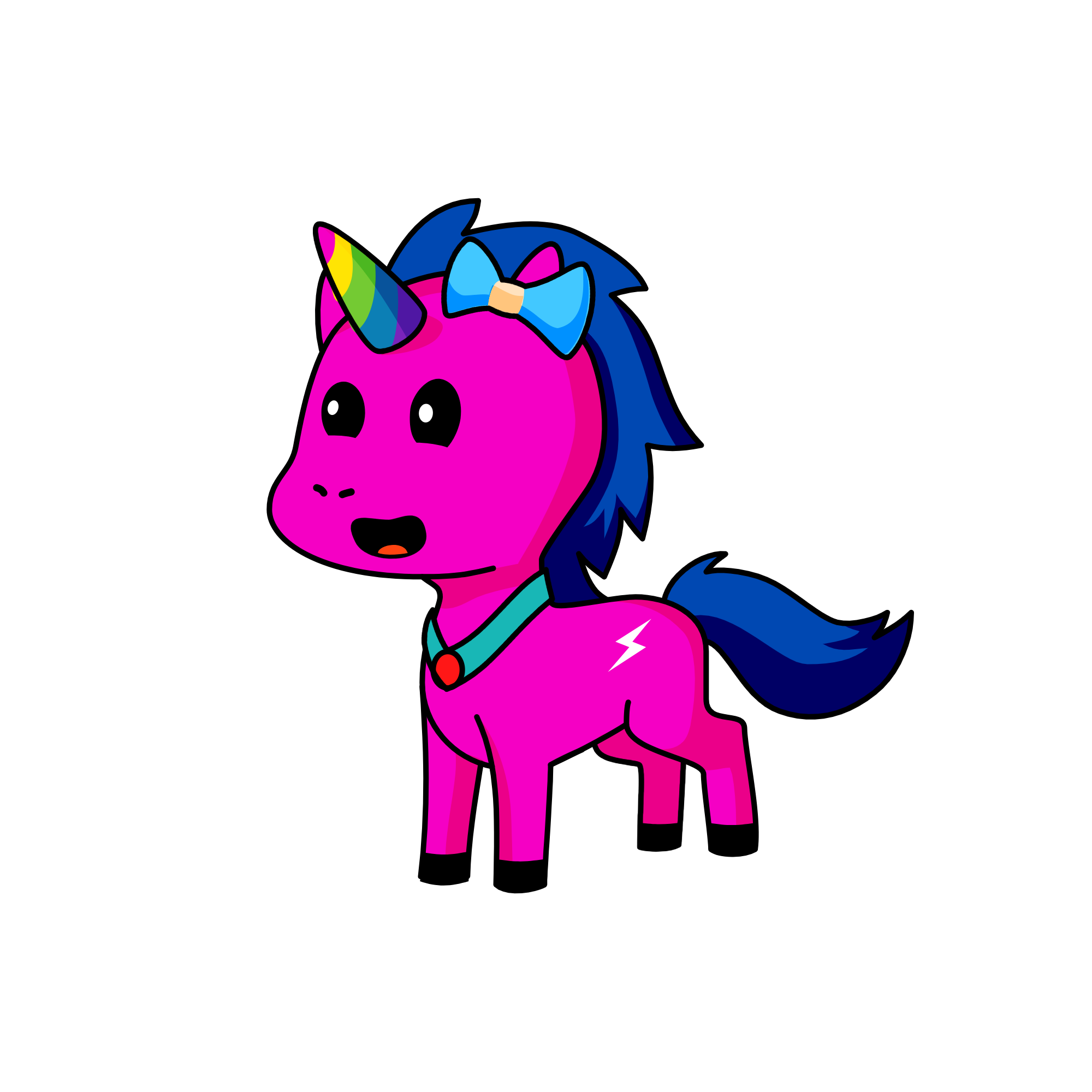 PINKY PIE, the unicorn