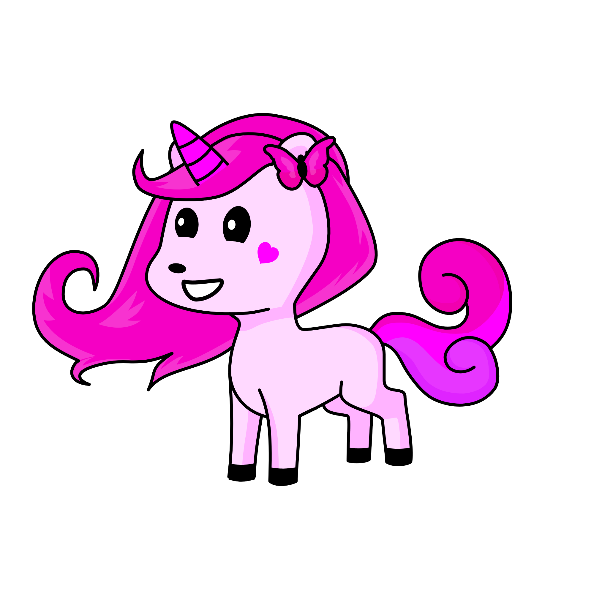 pinka, the unicorn
