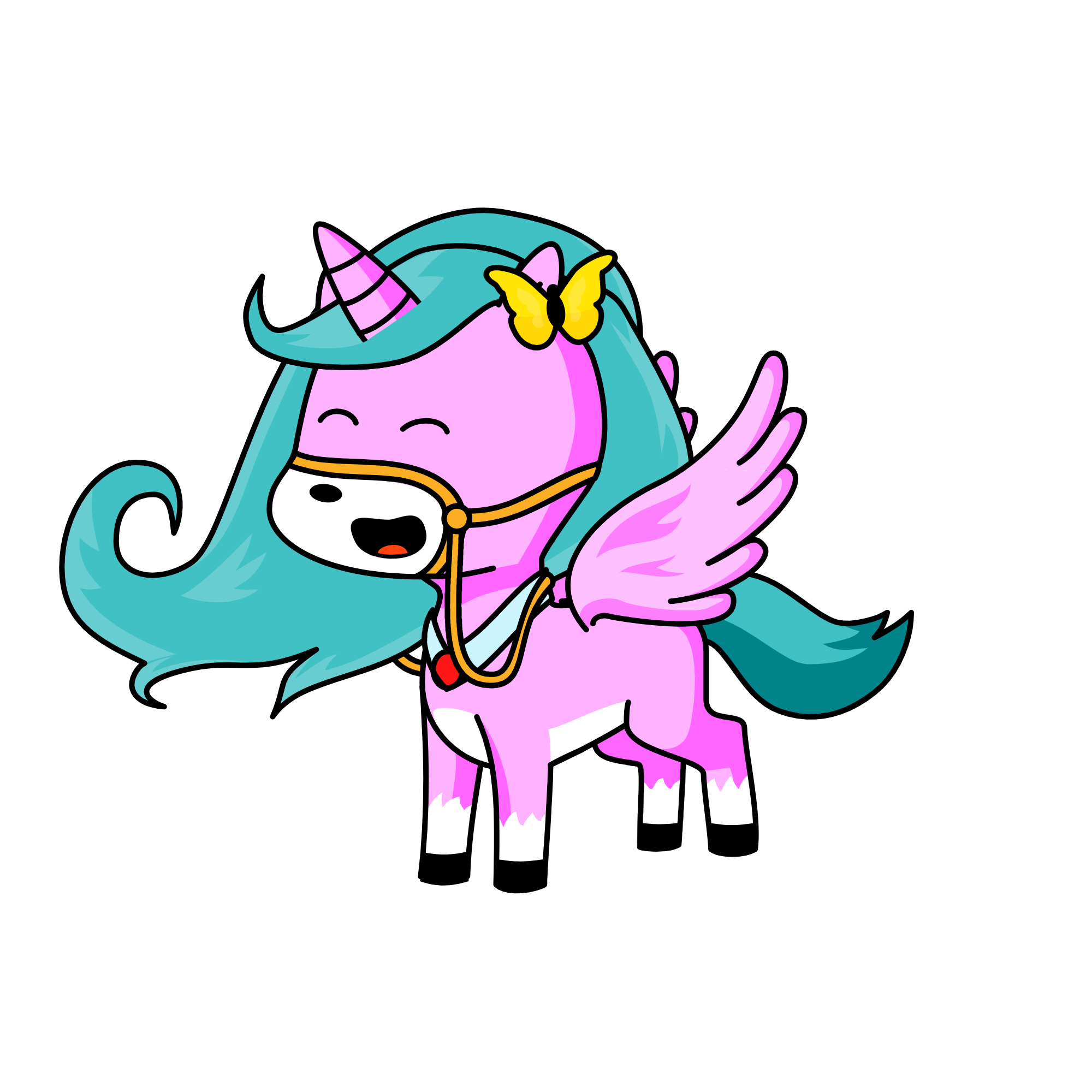 Pandora, the unicorn