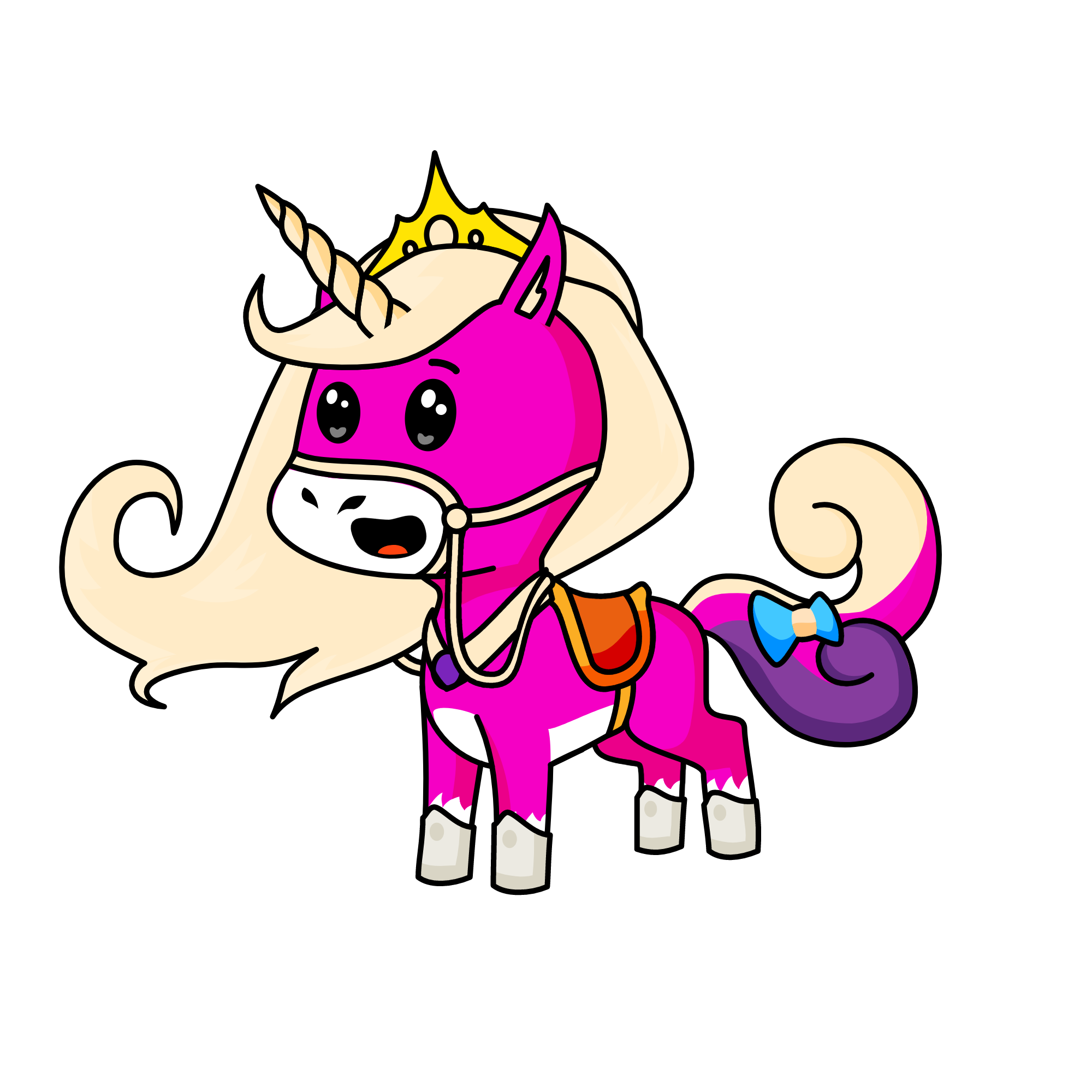 snowy, the unicorn