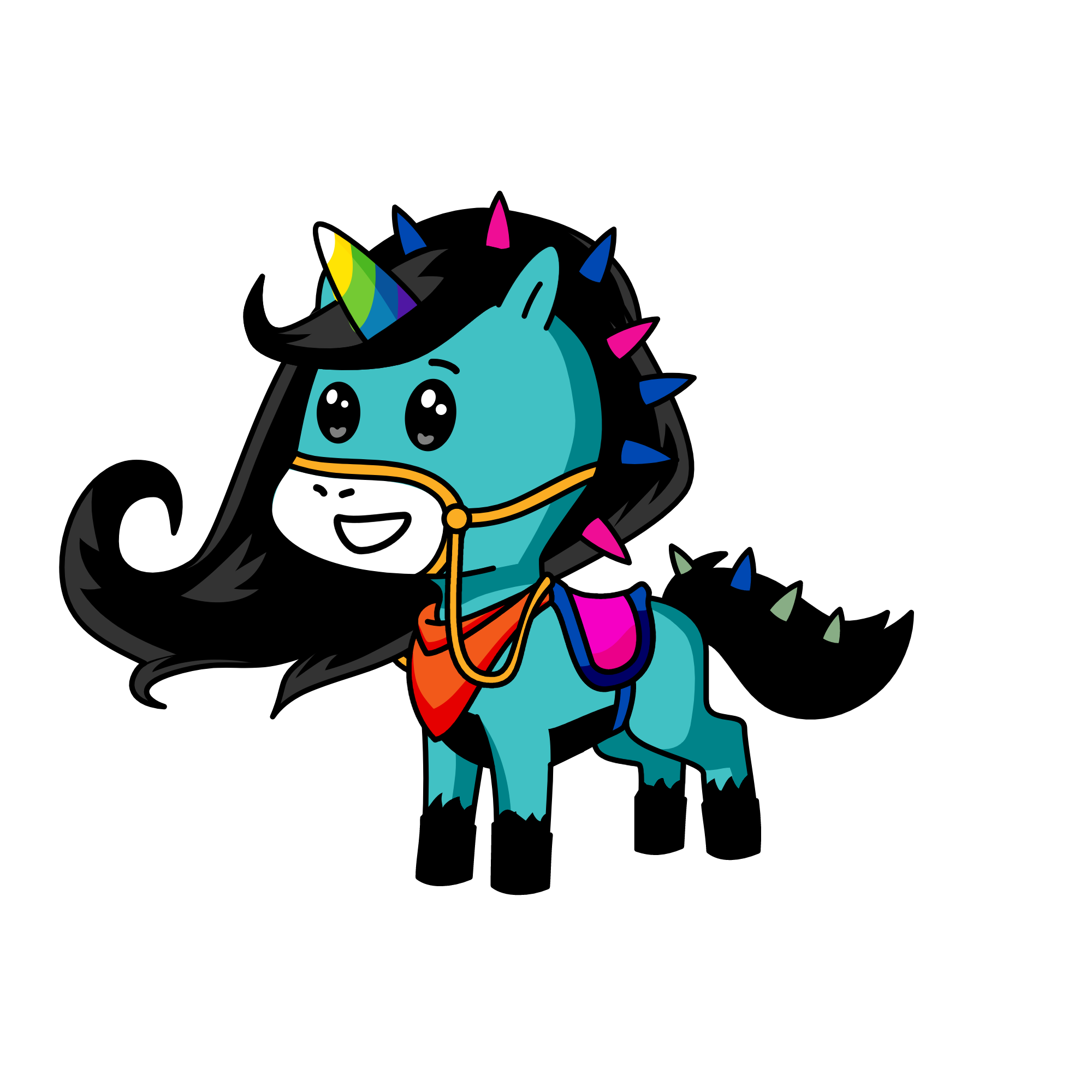 Spikes, the unicorn