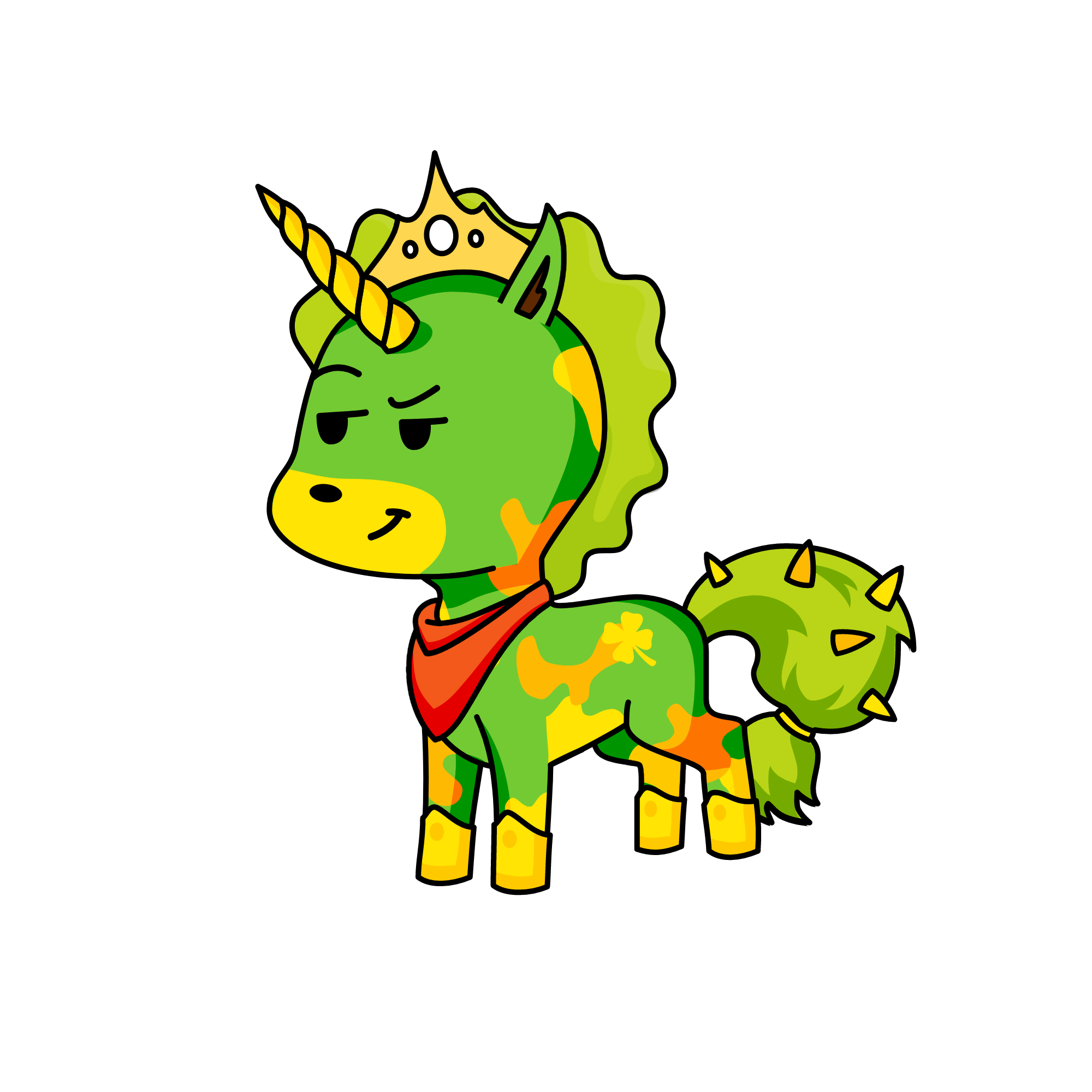 greenary queen, the unicorn