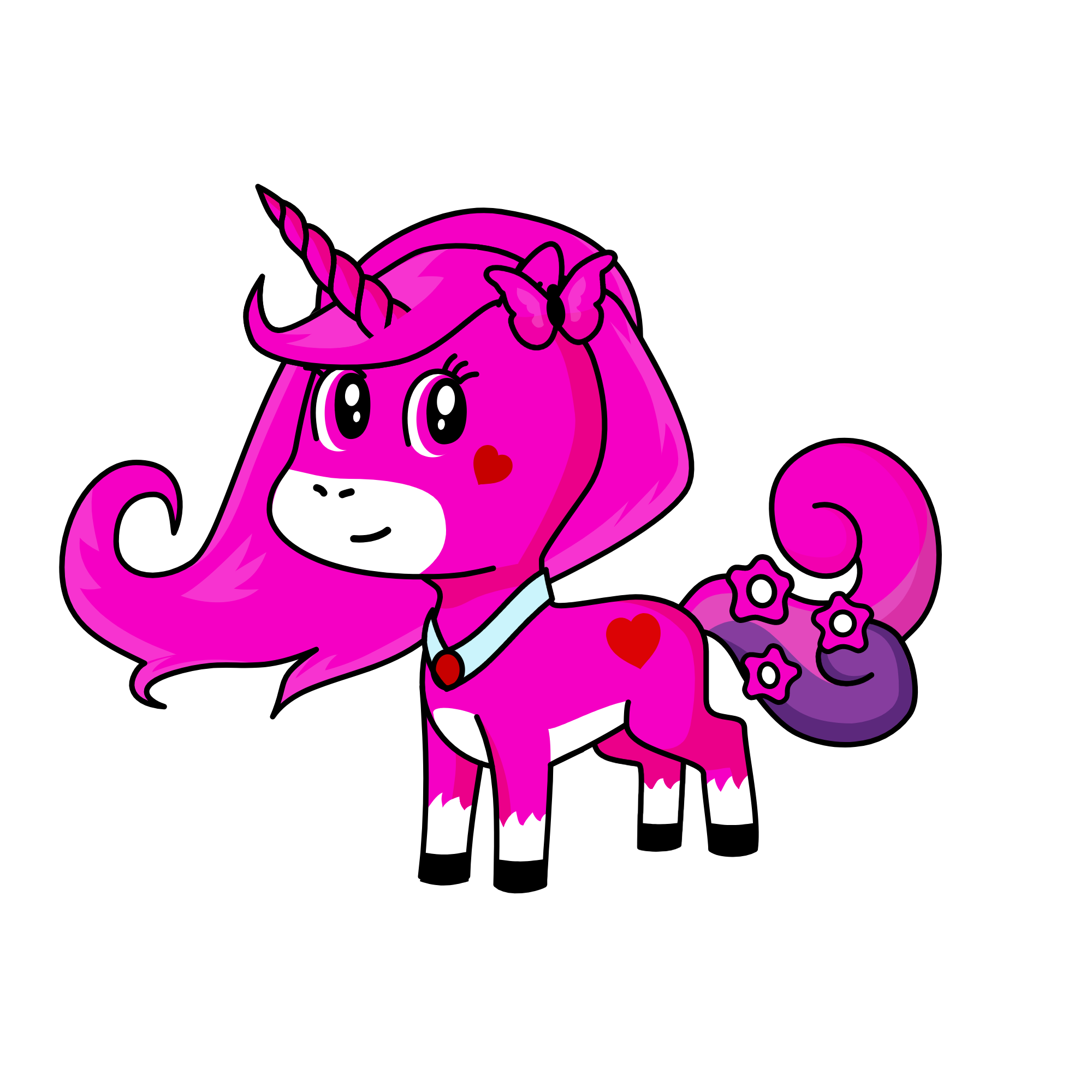 pinky, the unicorn