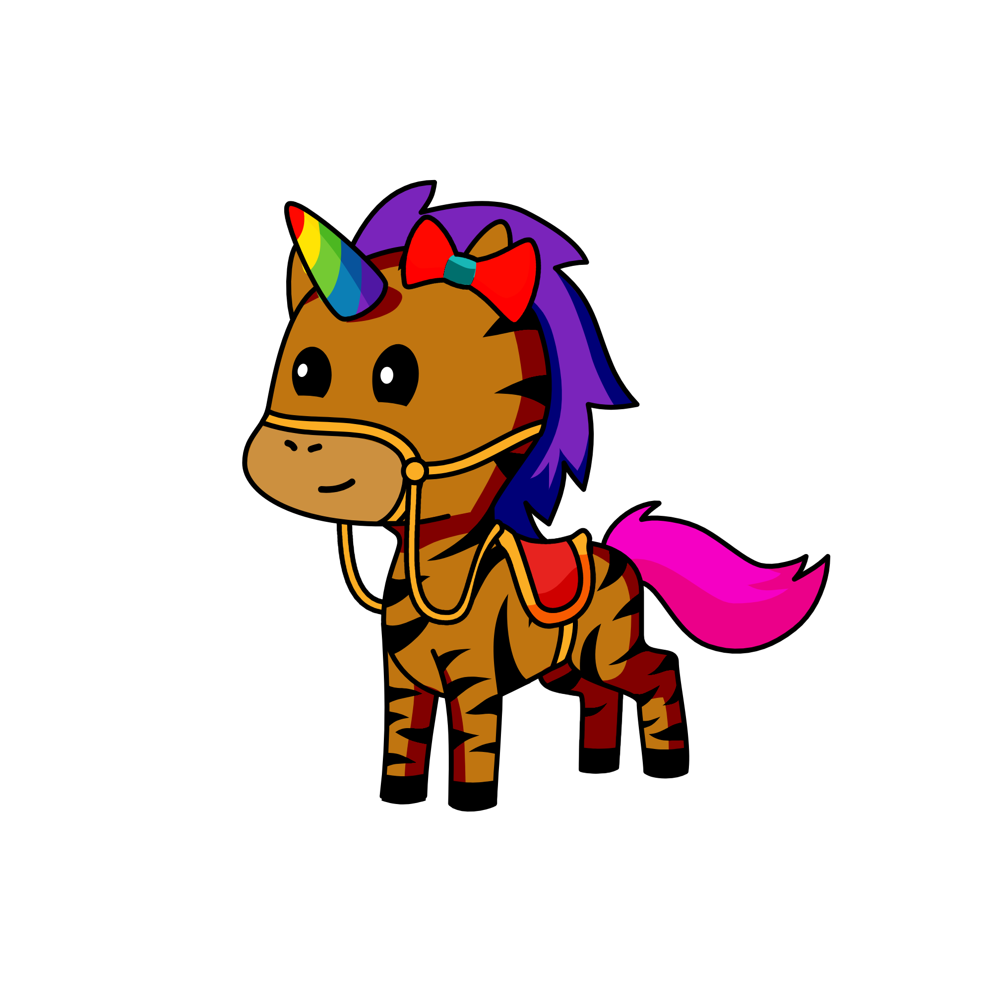 Fluffy, the unicorn