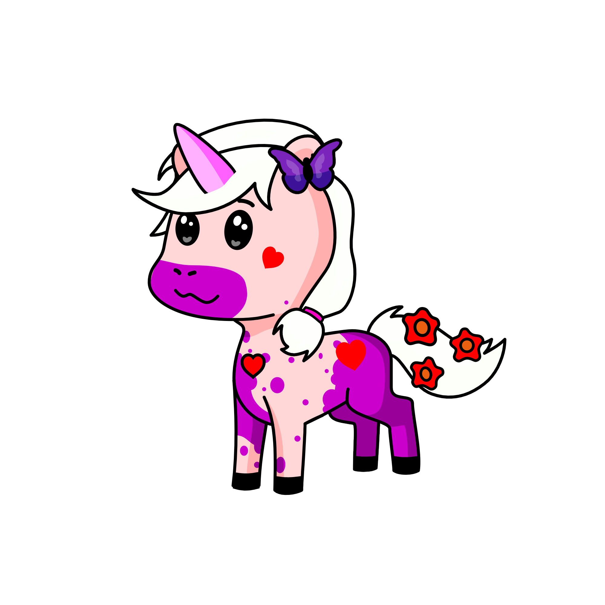 Valentine, the unicorn