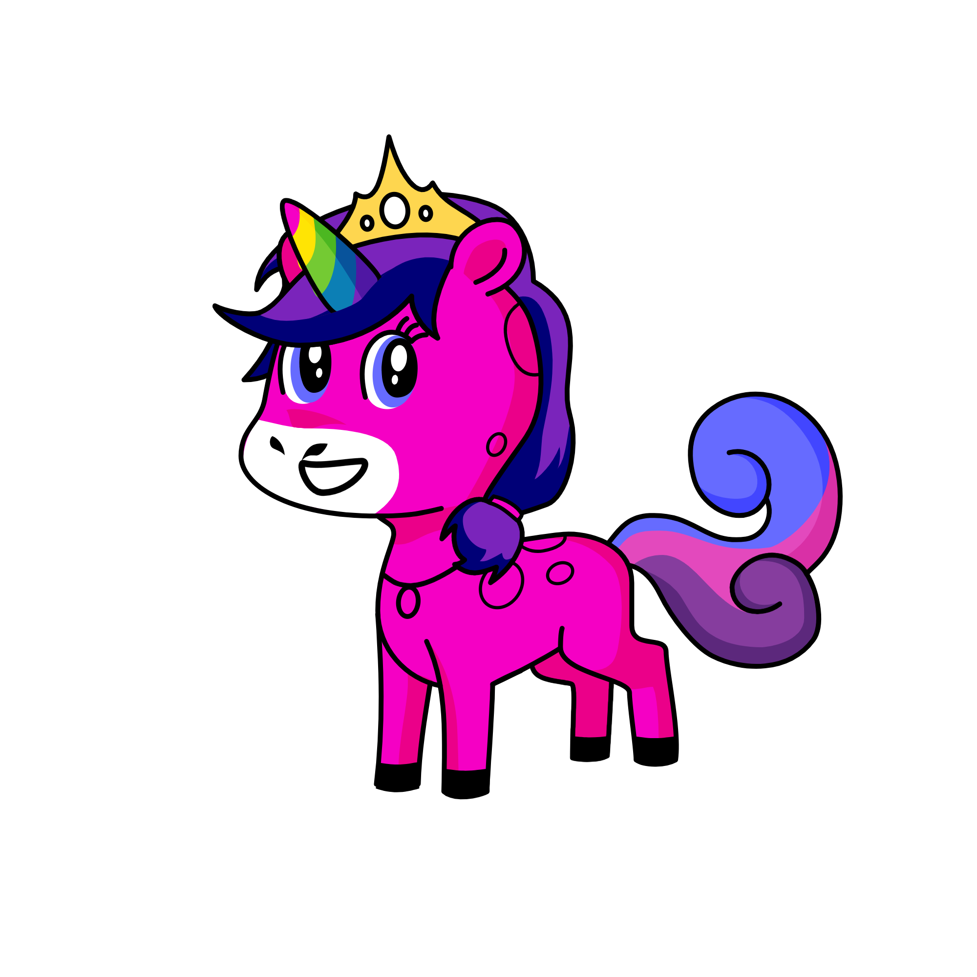 princess, the unicorn