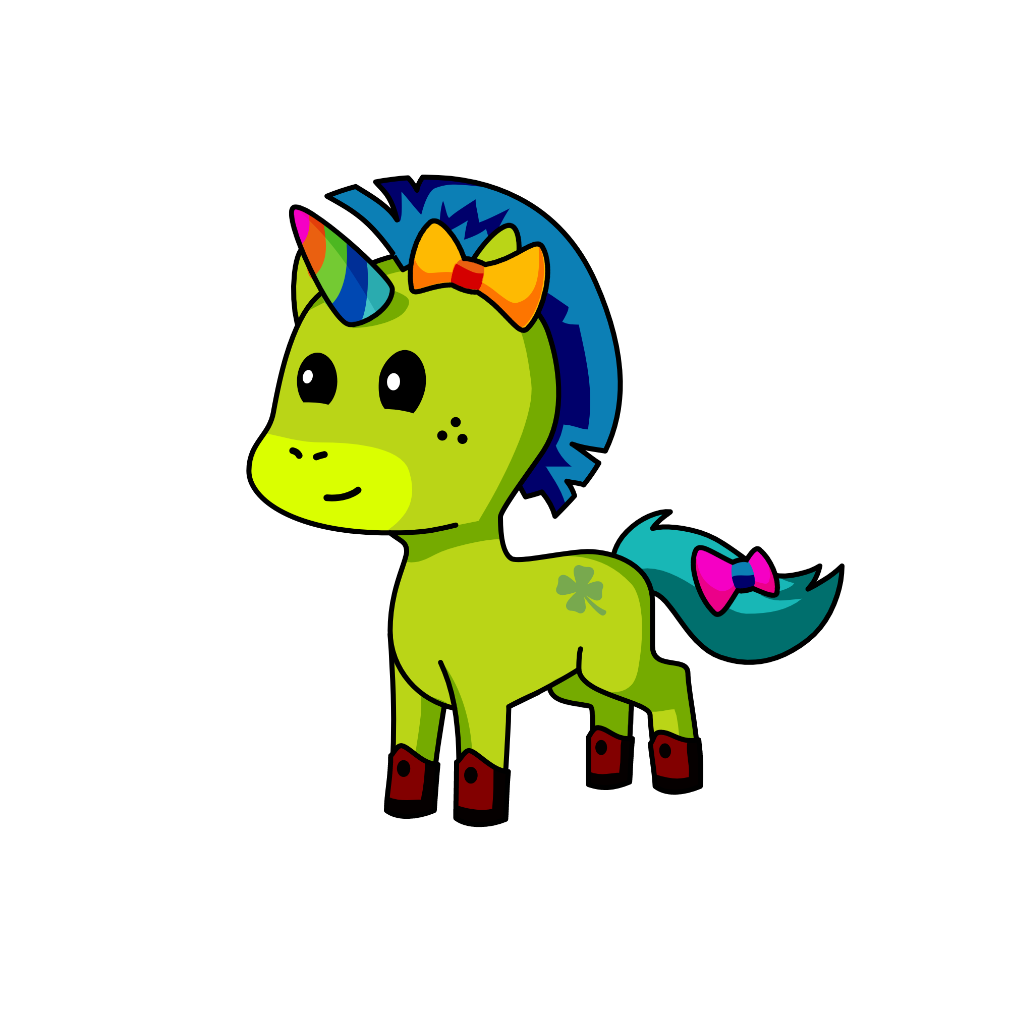 Happy, the unicorn