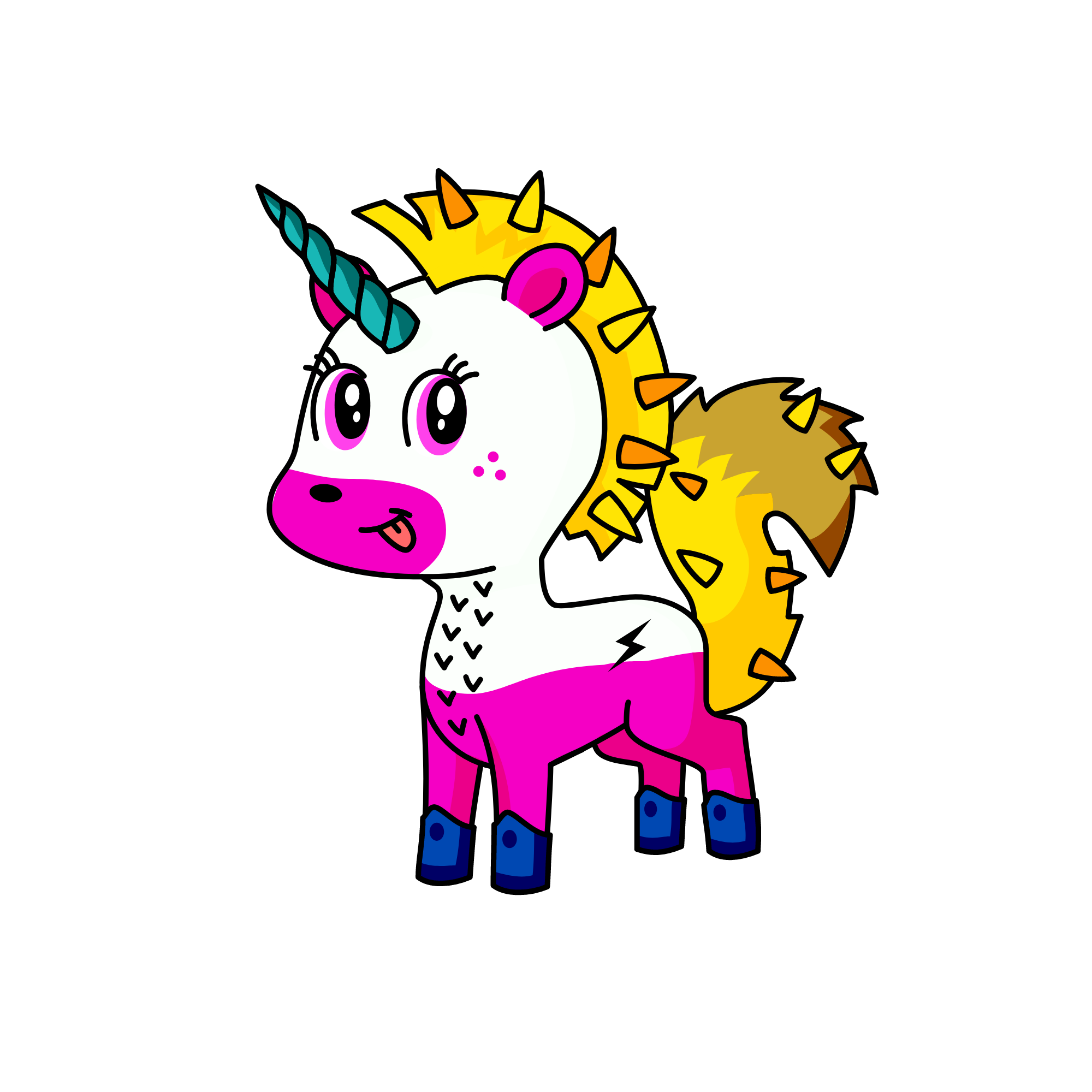 salva truenos, the unicorn
