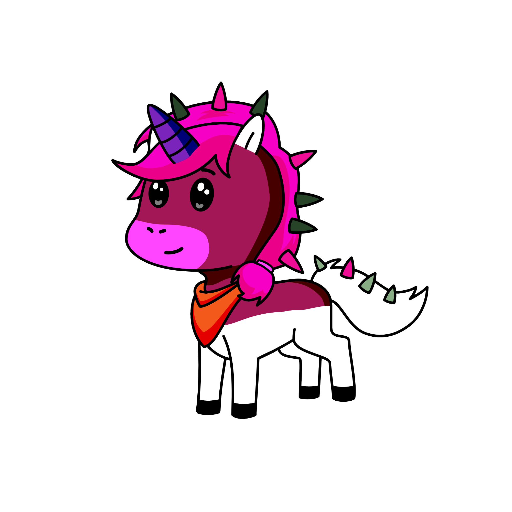 Pinky, the unicorn