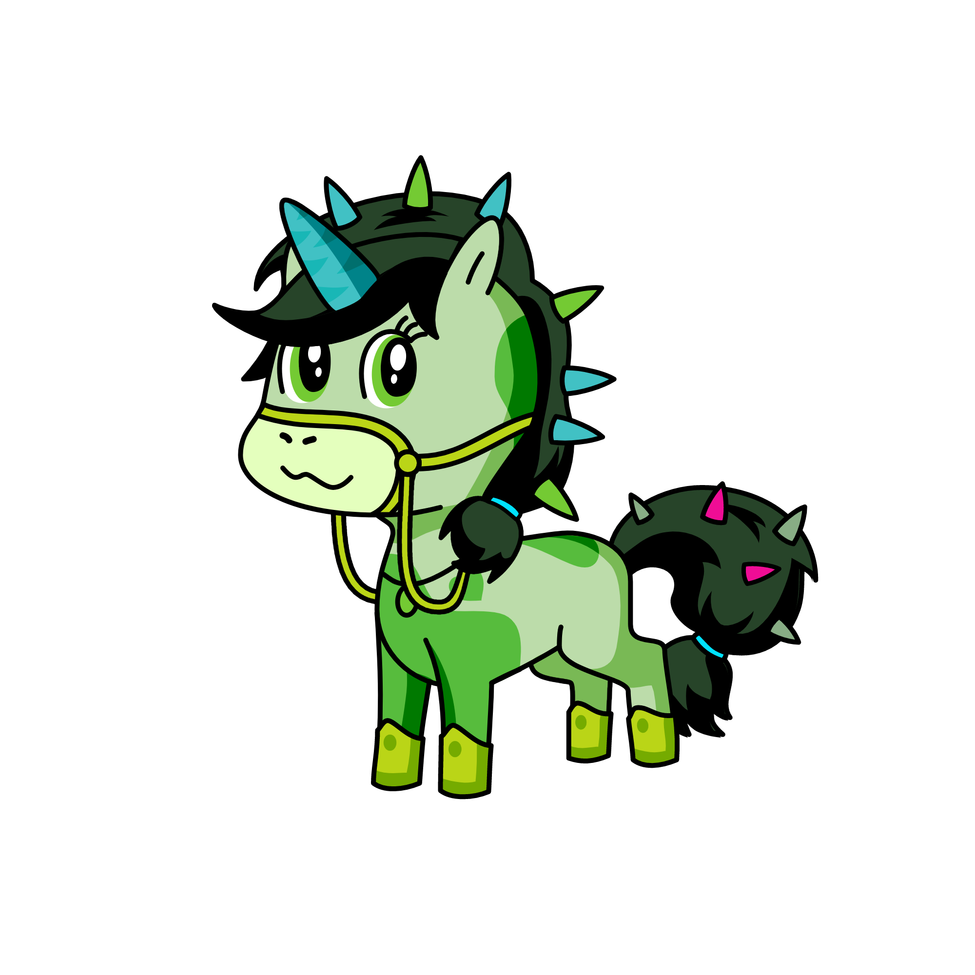 Emerald, the unicorn