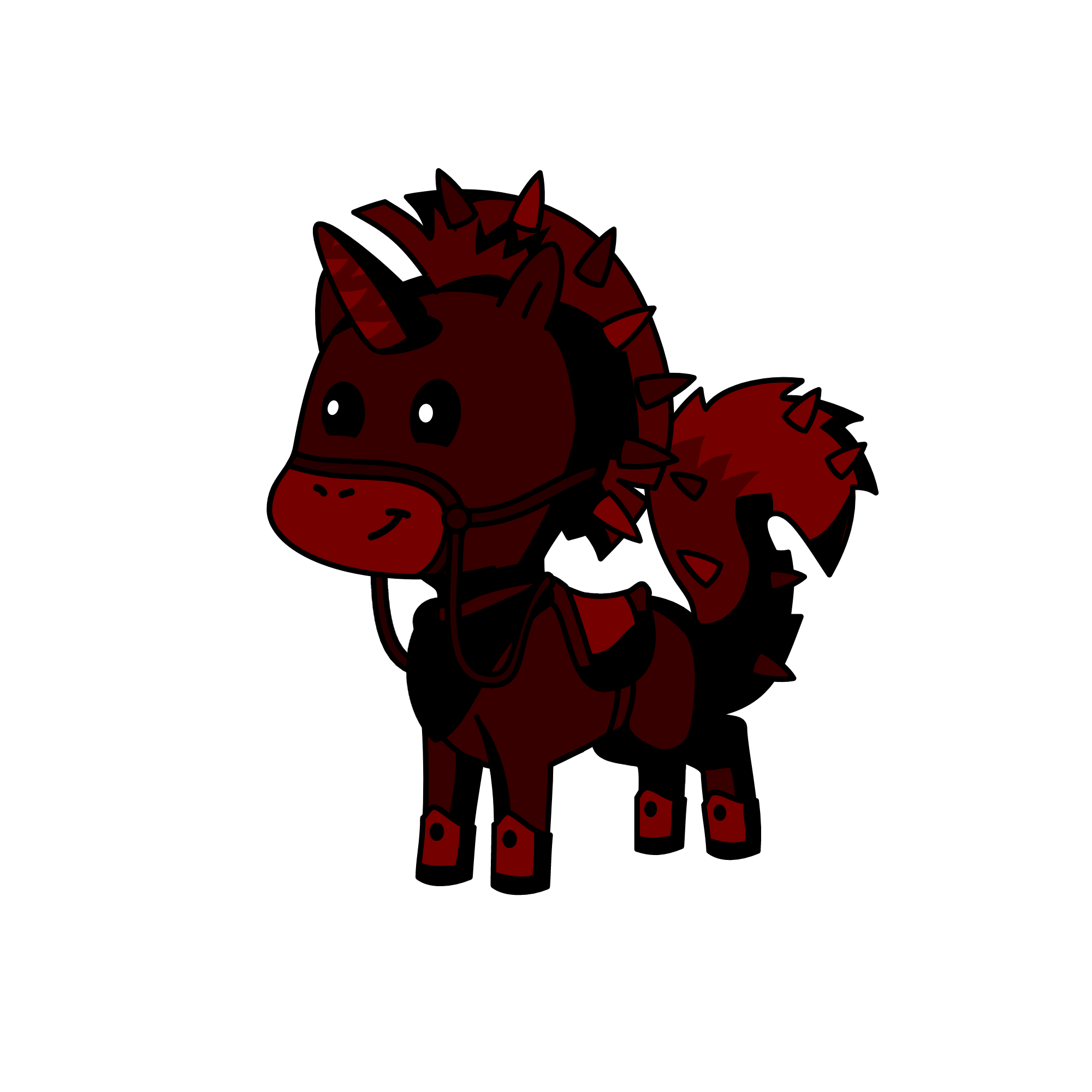 Dark Knight, the unicorn